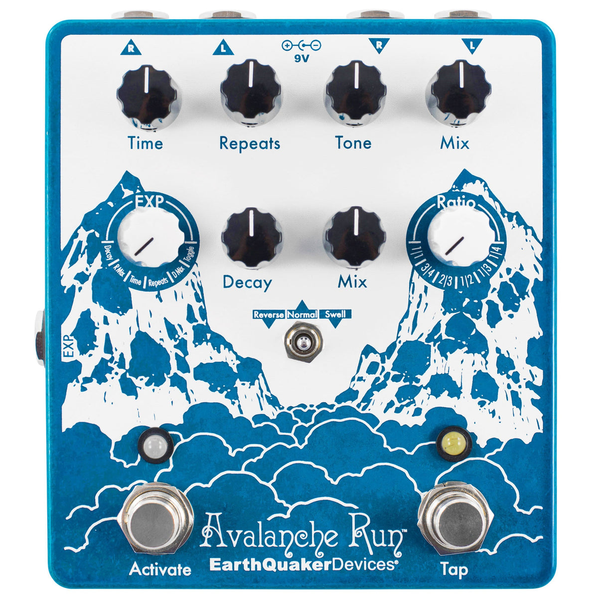 Earthquaker Devices Avalanche Run Stereo Reverb &amp; Delay with Tap Tempo - V2