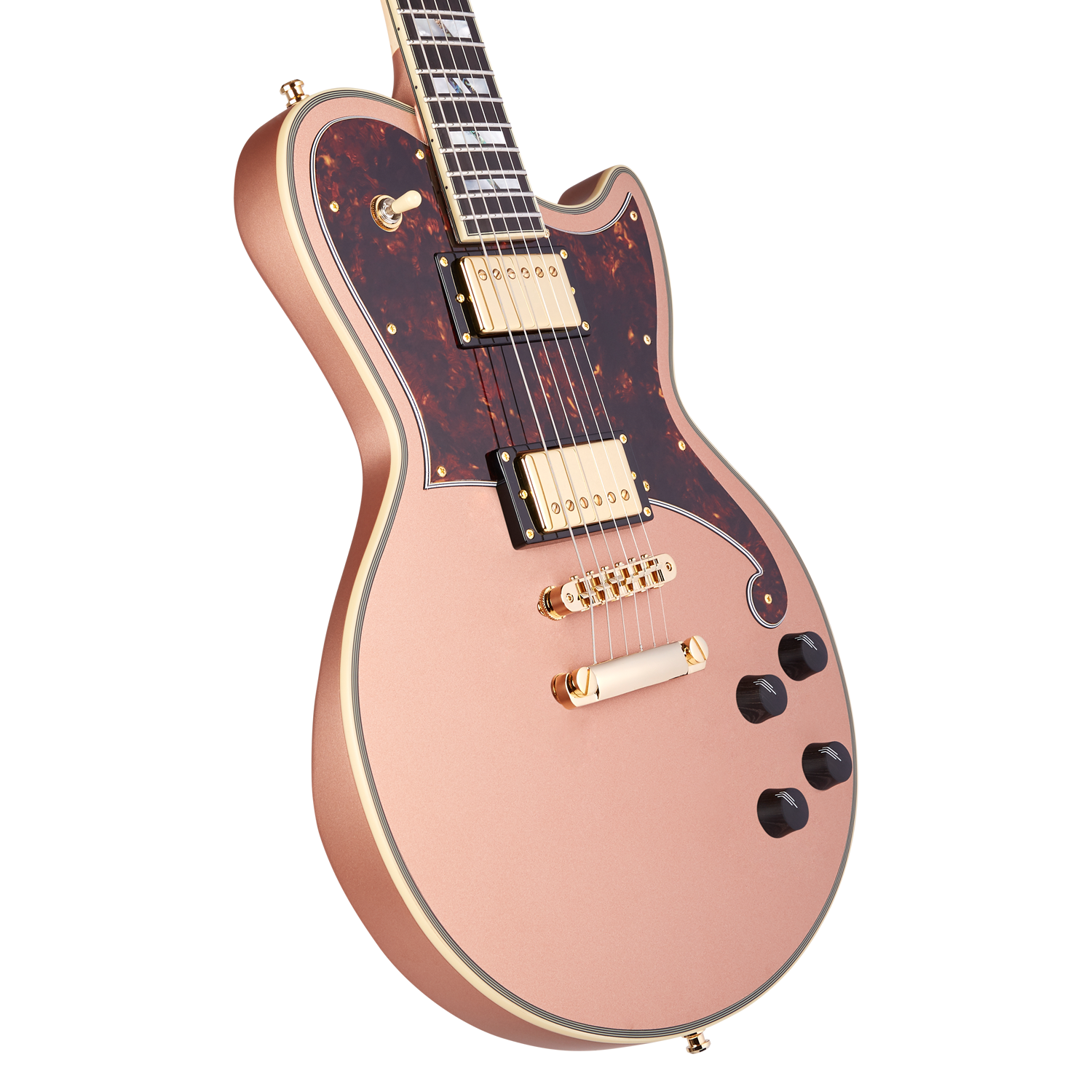 D'Angelico Deluxe Atlantic Limited Edition - Matte Rose Gold