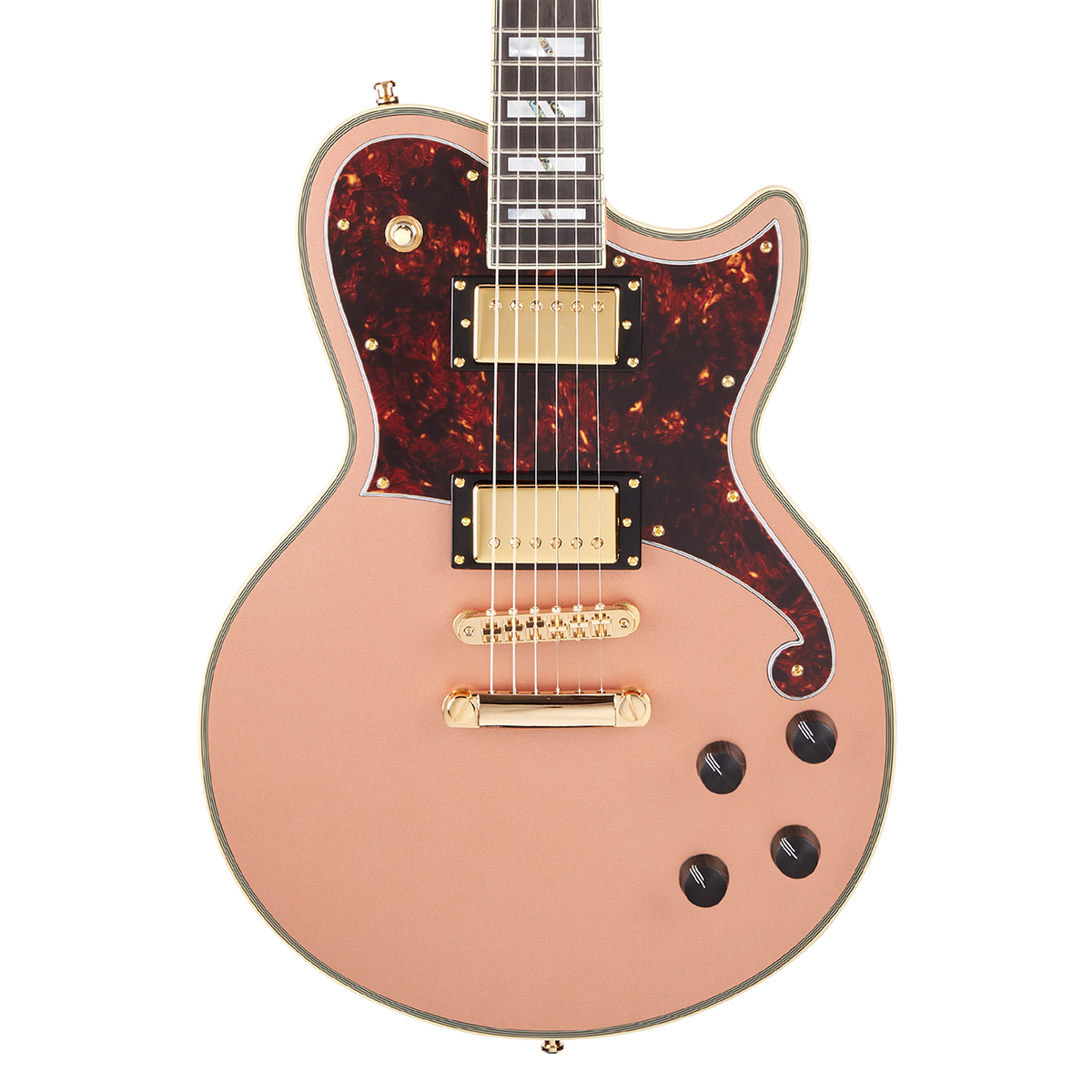 D&#39;Angelico Deluxe Atlantic Limited Edition - Matte Rose Gold