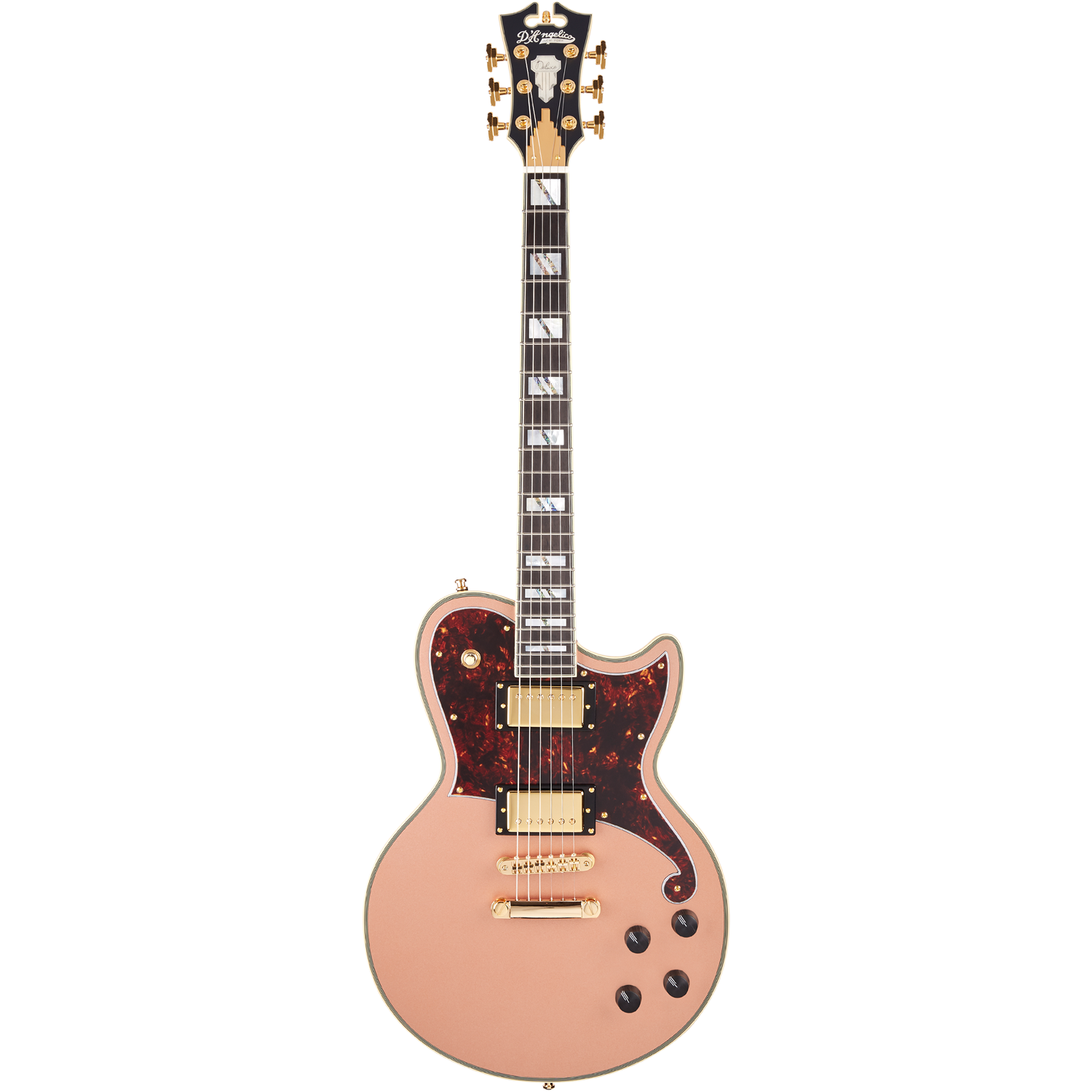 D'Angelico Deluxe Atlantic Limited Edition - Matte Rose Gold