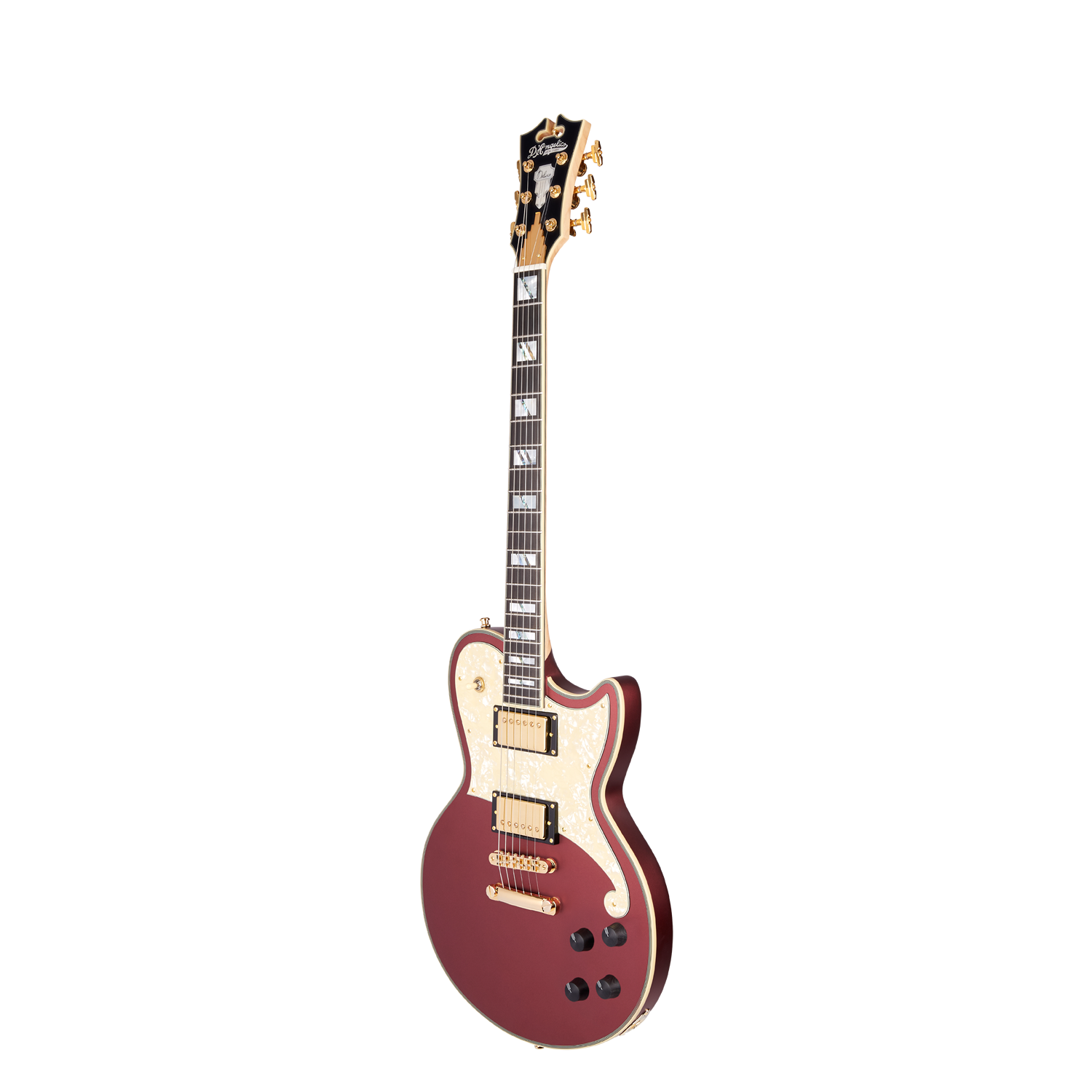 D'Angelico Deluxe Atlantic Limited Edition - Matte Wine