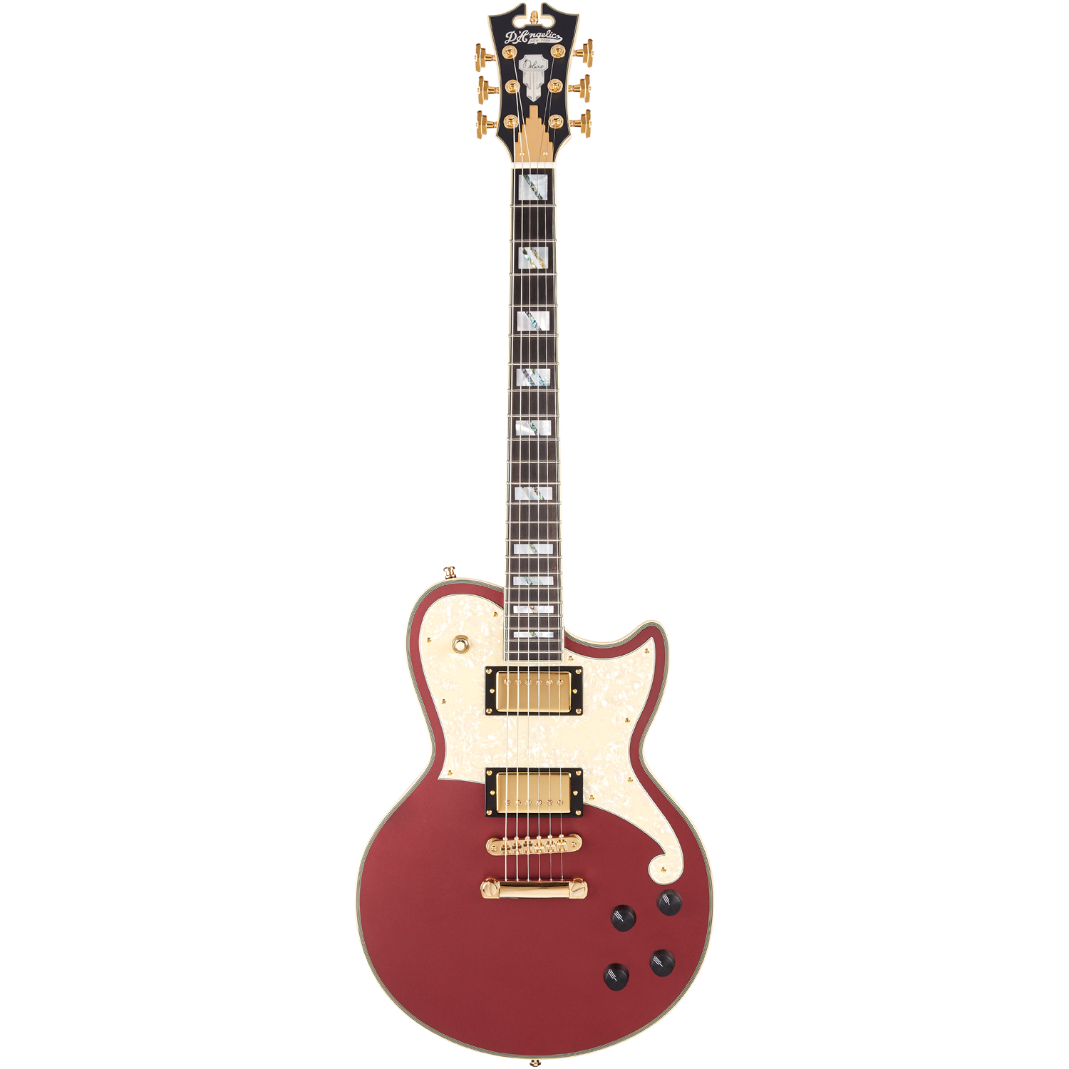 D'Angelico Deluxe Atlantic Limited Edition - Matte Wine