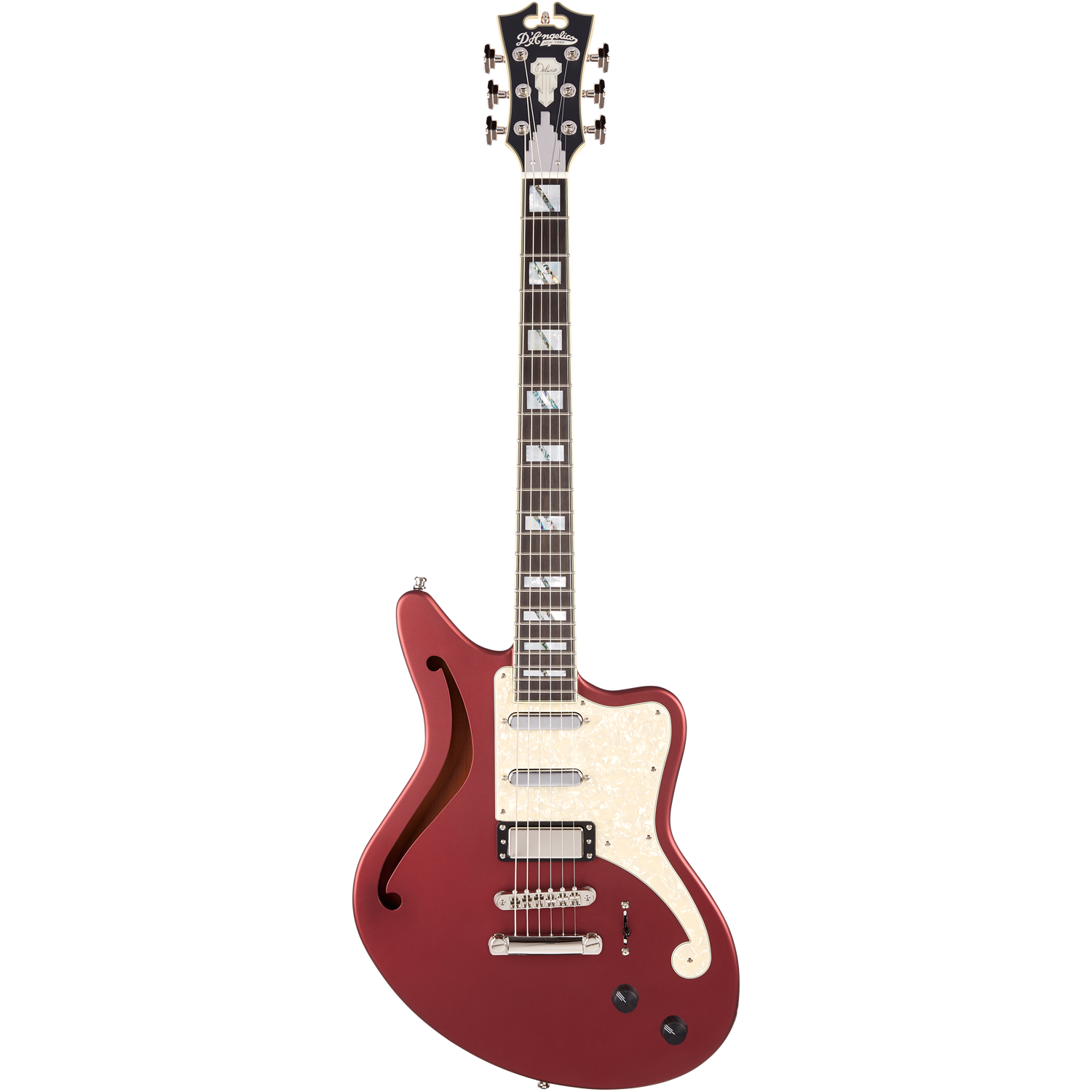 D'Angelico Deluxe Bedford SH Limited Edition - Matte Wine