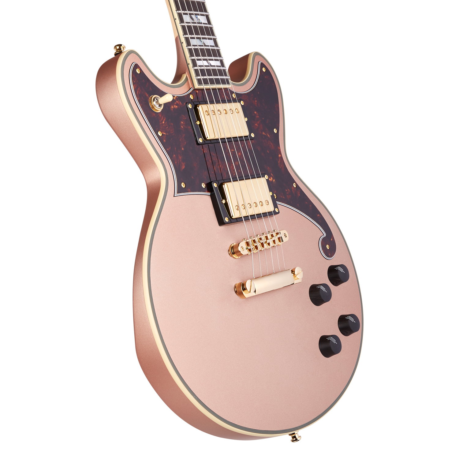 D'Angelico Deluxe Brighton Limited Edition - Matte Rose Gold