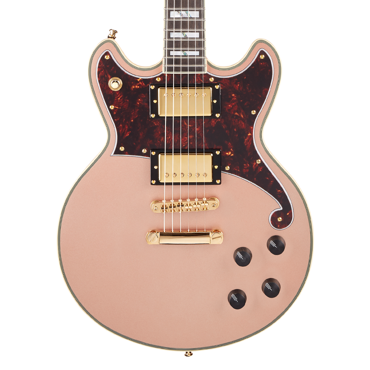 D&#39;Angelico Deluxe Brighton Limited Edition - Matte Rose Gold