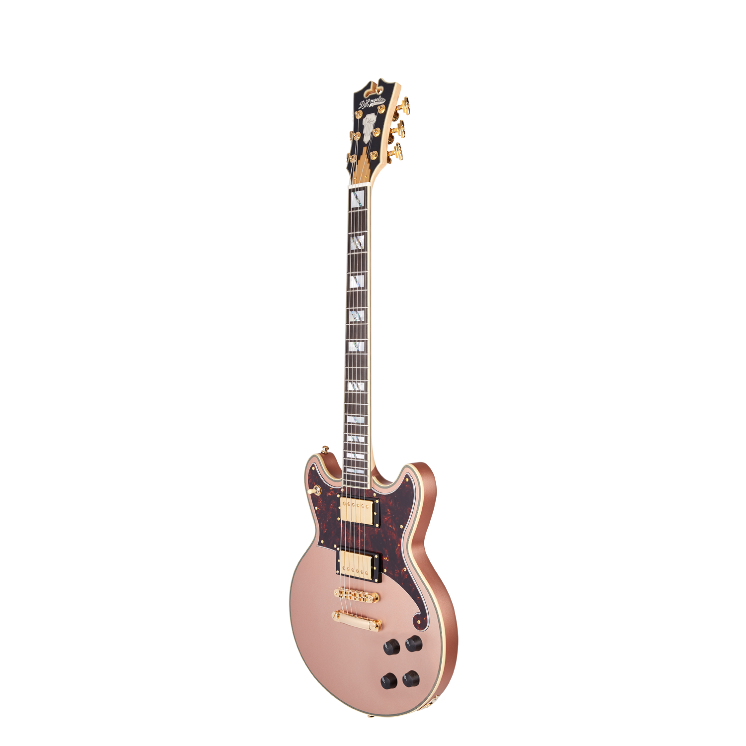 D'Angelico Deluxe Brighton Limited Edition - Matte Rose Gold