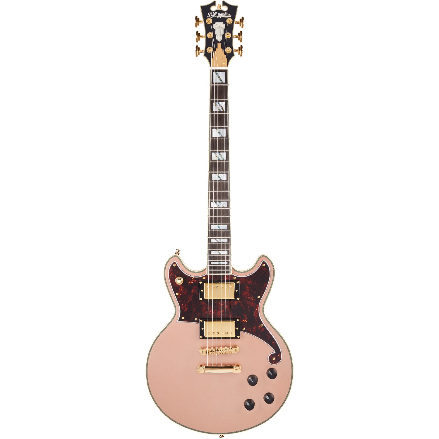 D'Angelico Deluxe Brighton Limited Edition - Matte Rose Gold