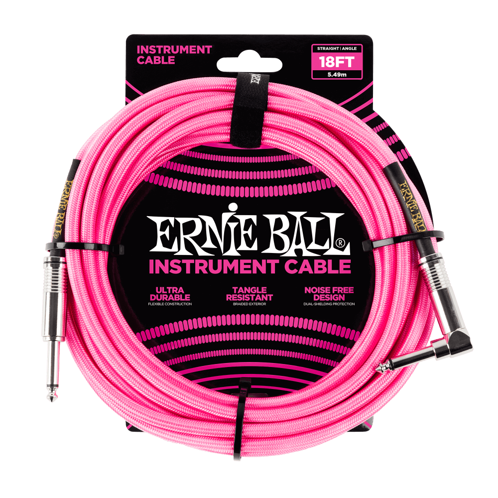 Ernie Ball 18' Braided Cable