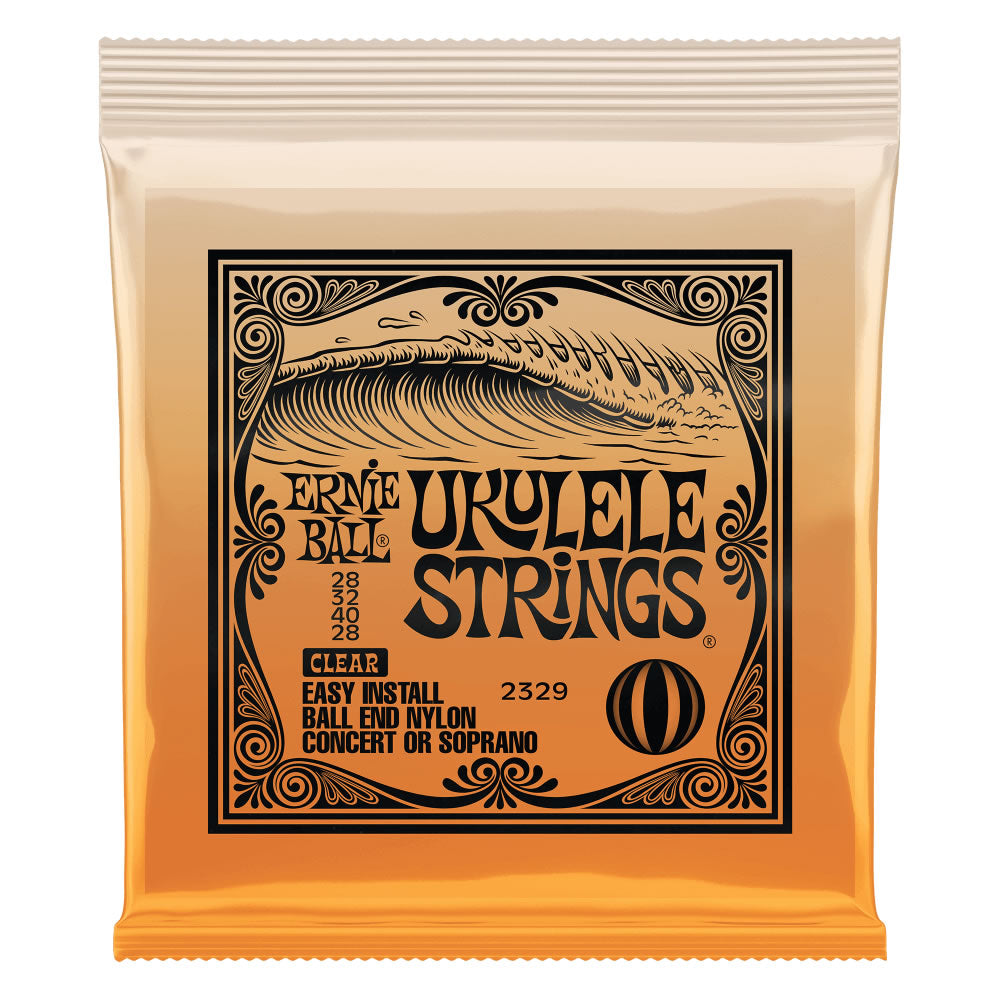 Ernie Ball Ukulele Ball End Nylon Strings - Clear