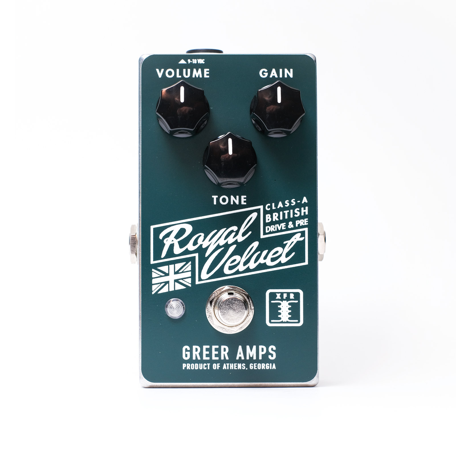 Greer Amps Royal Velvet Overdrive Guitar Effects Pedal