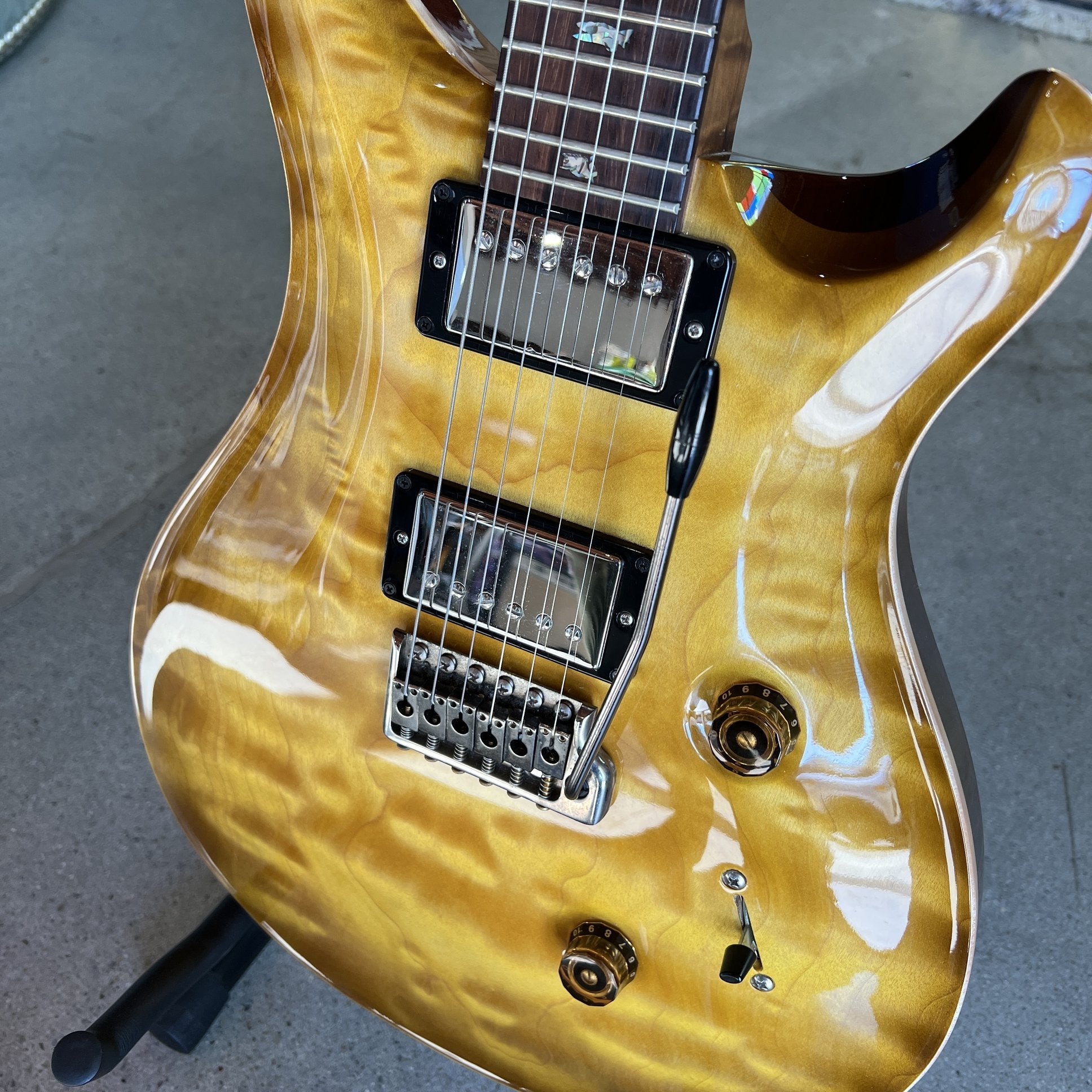 2020 PRS Custom 24 - Livingston Lemondrop Wood Library Flame Maple 10 Top w/ Roasted Maple Neck & Brazilian Fretboard