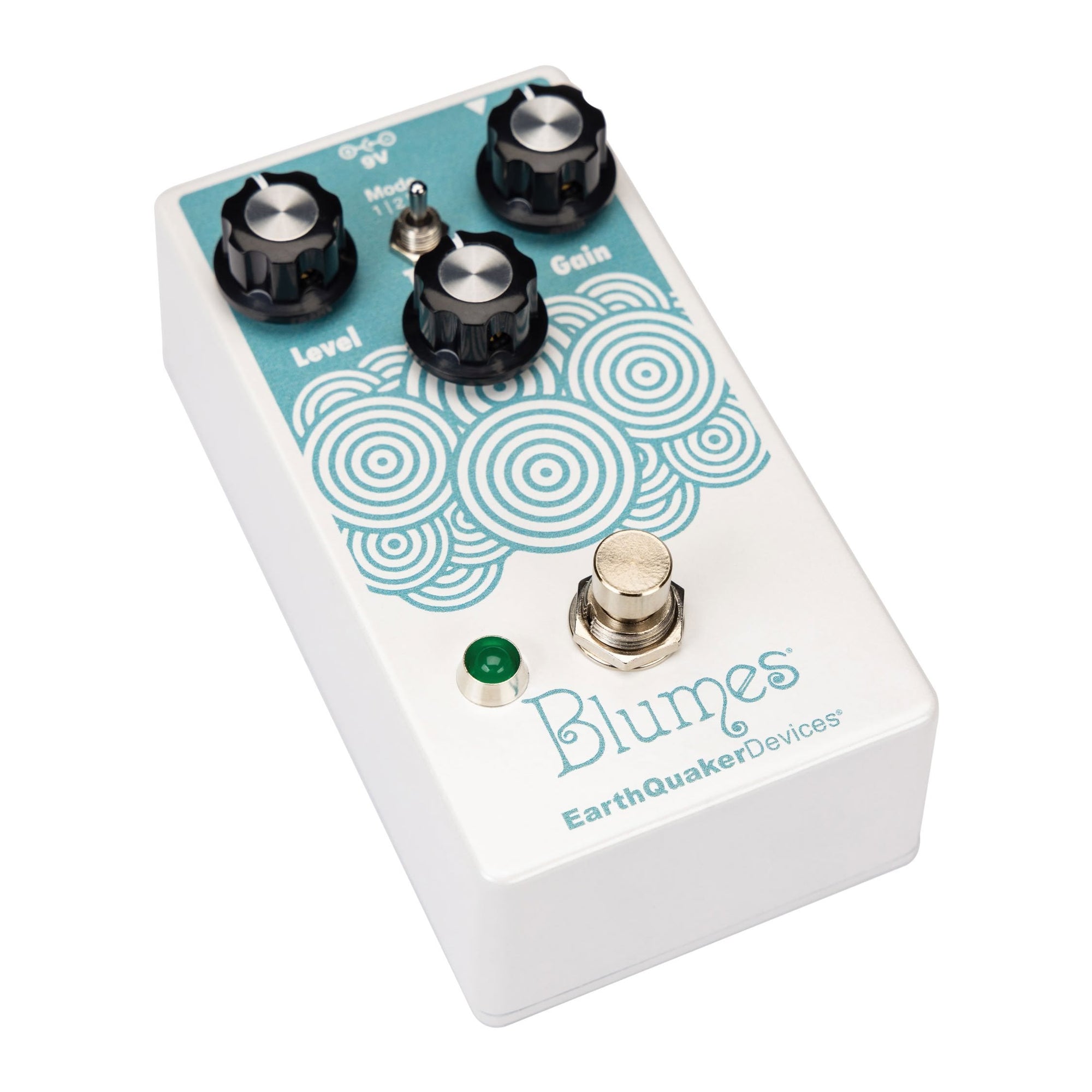 EarthQuaker Devices Blumes - Limited Edition Pearl White & Turquoise