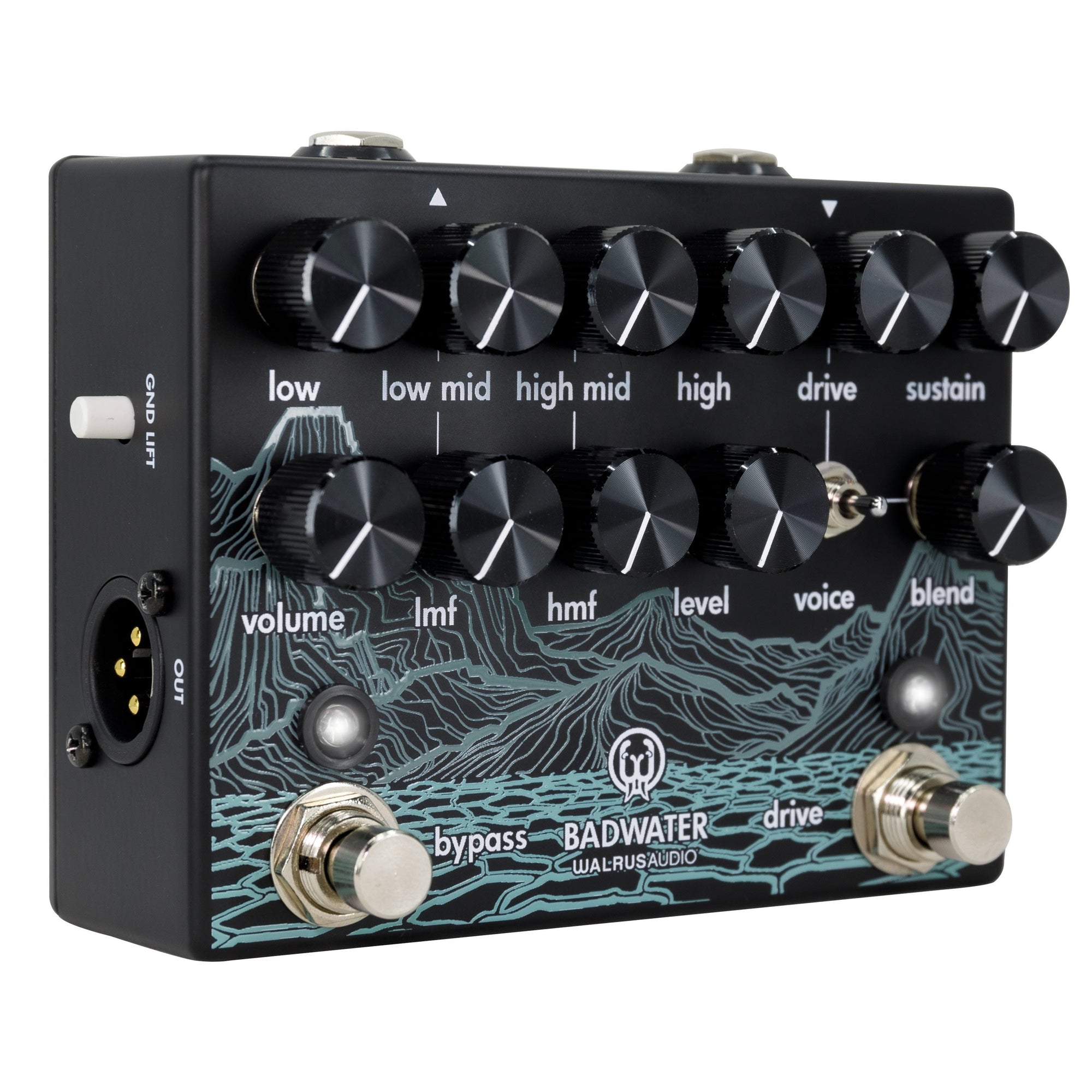 Walrus Audio Badwater Bass Pre-Amp D.I.