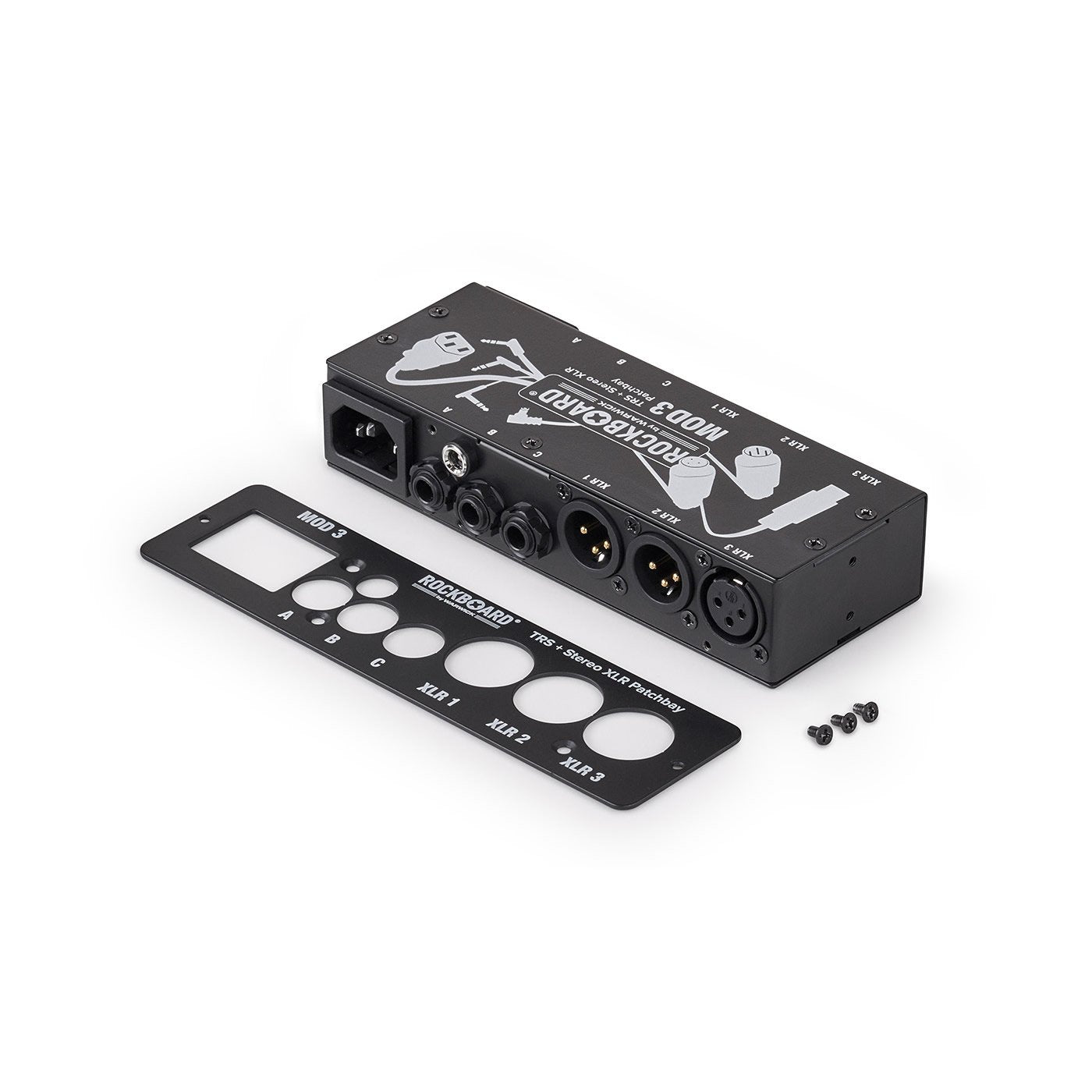 RockBoard MOD 3, V2 - All-in-One TRS & XLR Patch Bay for Vocalists & Acoustic Players