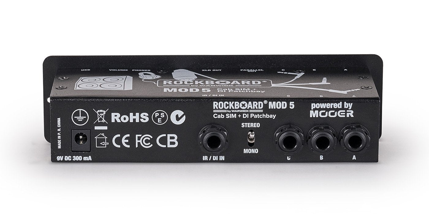 Rockboard MOD 5, V2 - Cab Simulator + DI Patchbay