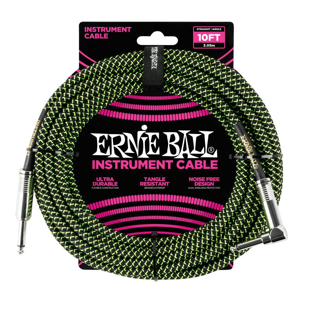 Ernie Ball 10&#39; Braided Cable