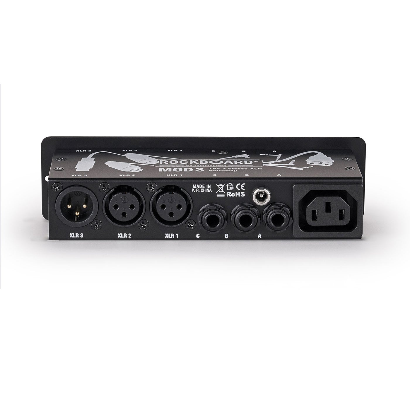 RockBoard MOD 3, V2 - All-in-One TRS & XLR Patch Bay for Vocalists & Acoustic Players