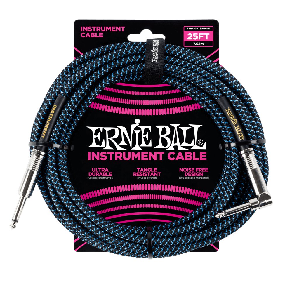 Ernie Ball 25' Braided Cable