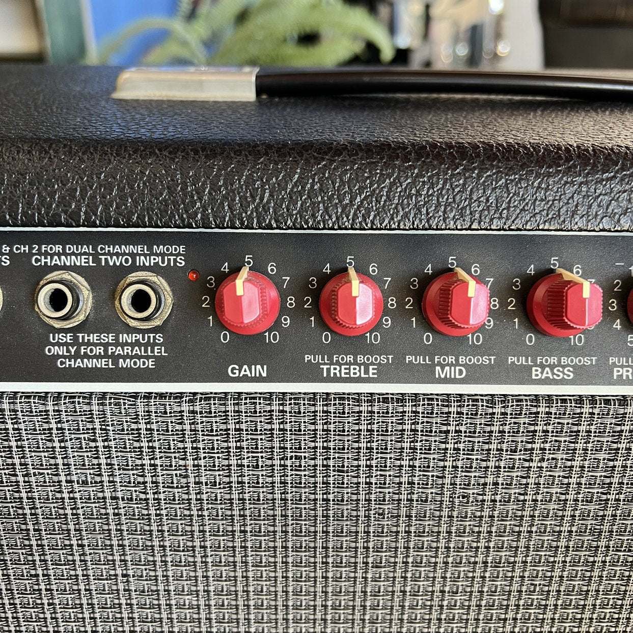 1987/88 Fender The Twin Red Knob 100w Guitar Amplifier