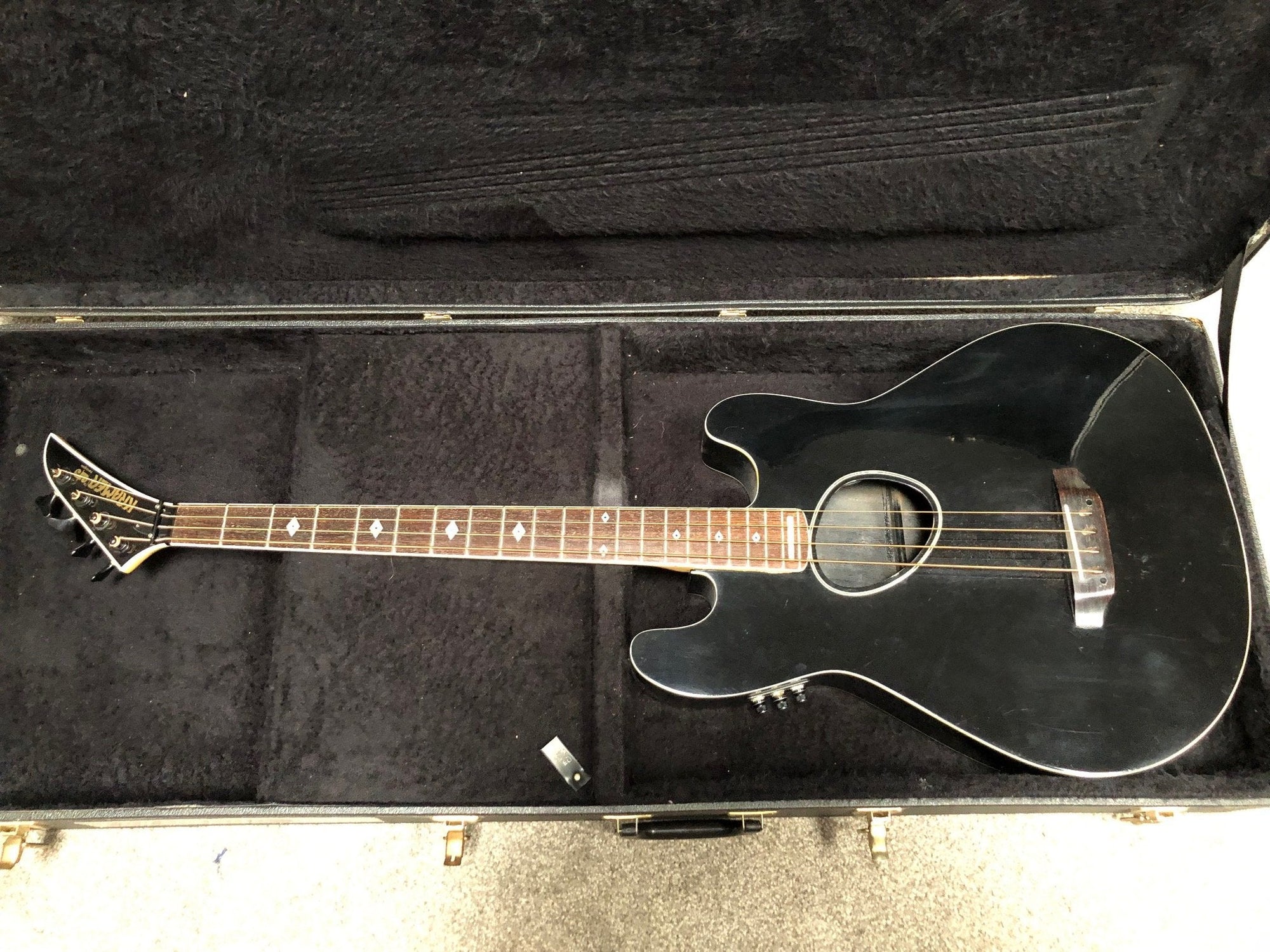 Vintage Kramer Ferrington Acoustic Bass Guitar Gene Simmons