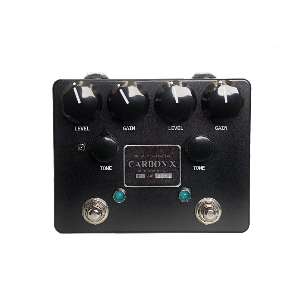 Browne Amplification Carbon X Dual Overdrive Guitar Pedal