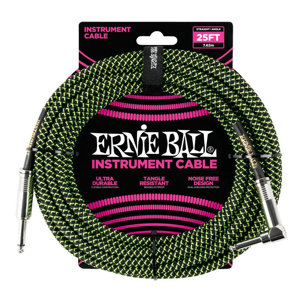 Ernie Ball 25' Braided Cable