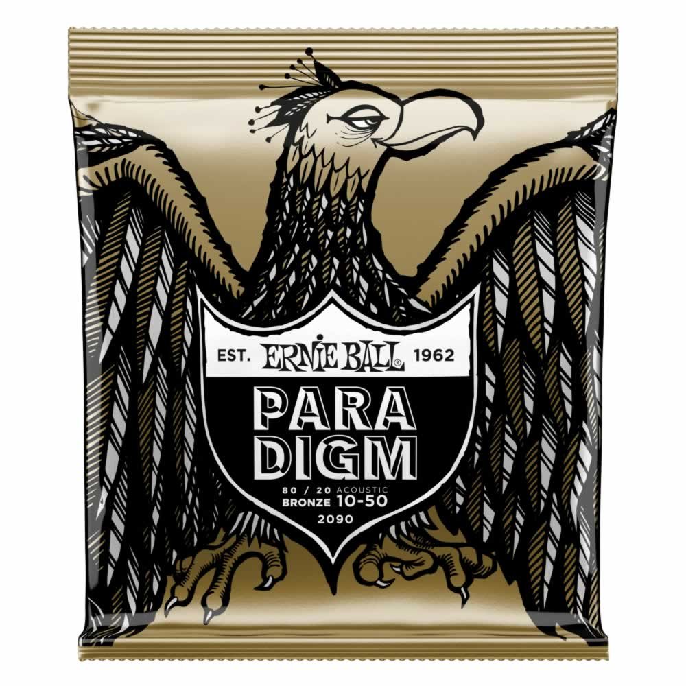 Ernie Ball Extra Light Paradigm 80/20 Bronze Acoustic Guitar Strings - 10-50 Gauge