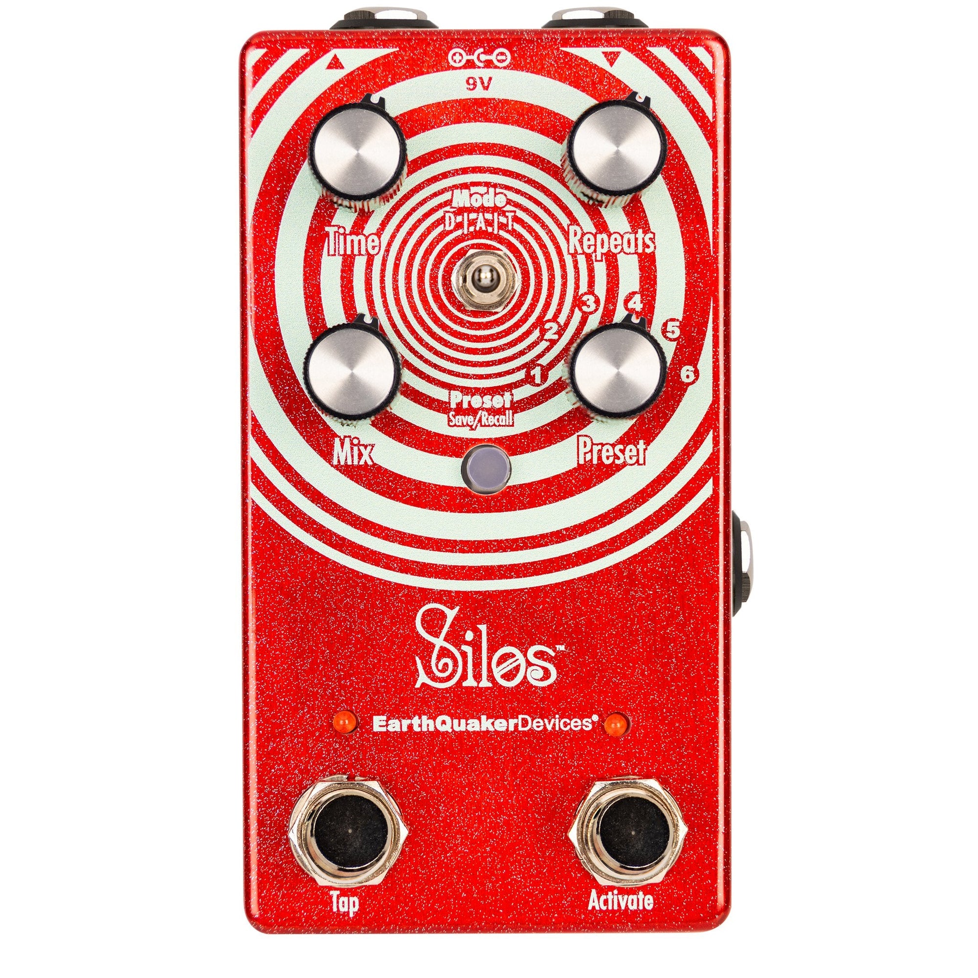 EarthQuaker Devices Silos - Limited Edition Sparkle Red