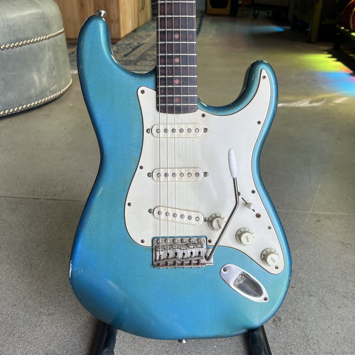 Revelator Guitars - &#39;60 SuperKing S-Style - Lake Placid Blue Metallic Nitro