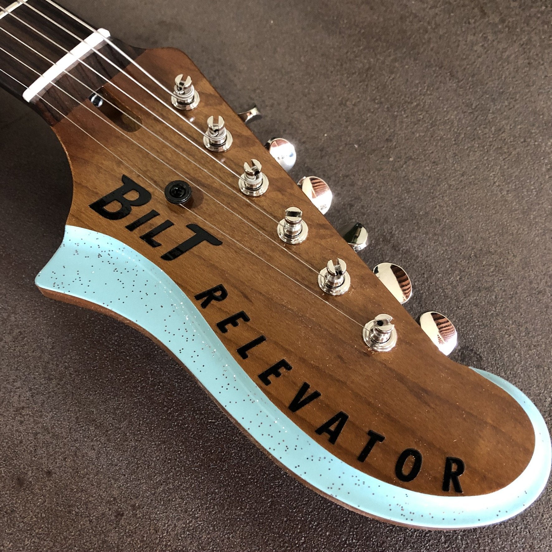 Bilt Guitars Relevator LS Vibrato, Light Sparkle Surf Green, #19614