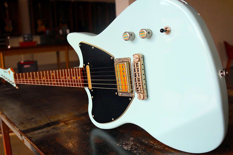 Prisma Guitars Sunset - Sonic Blue, Very Light Relic - #00032