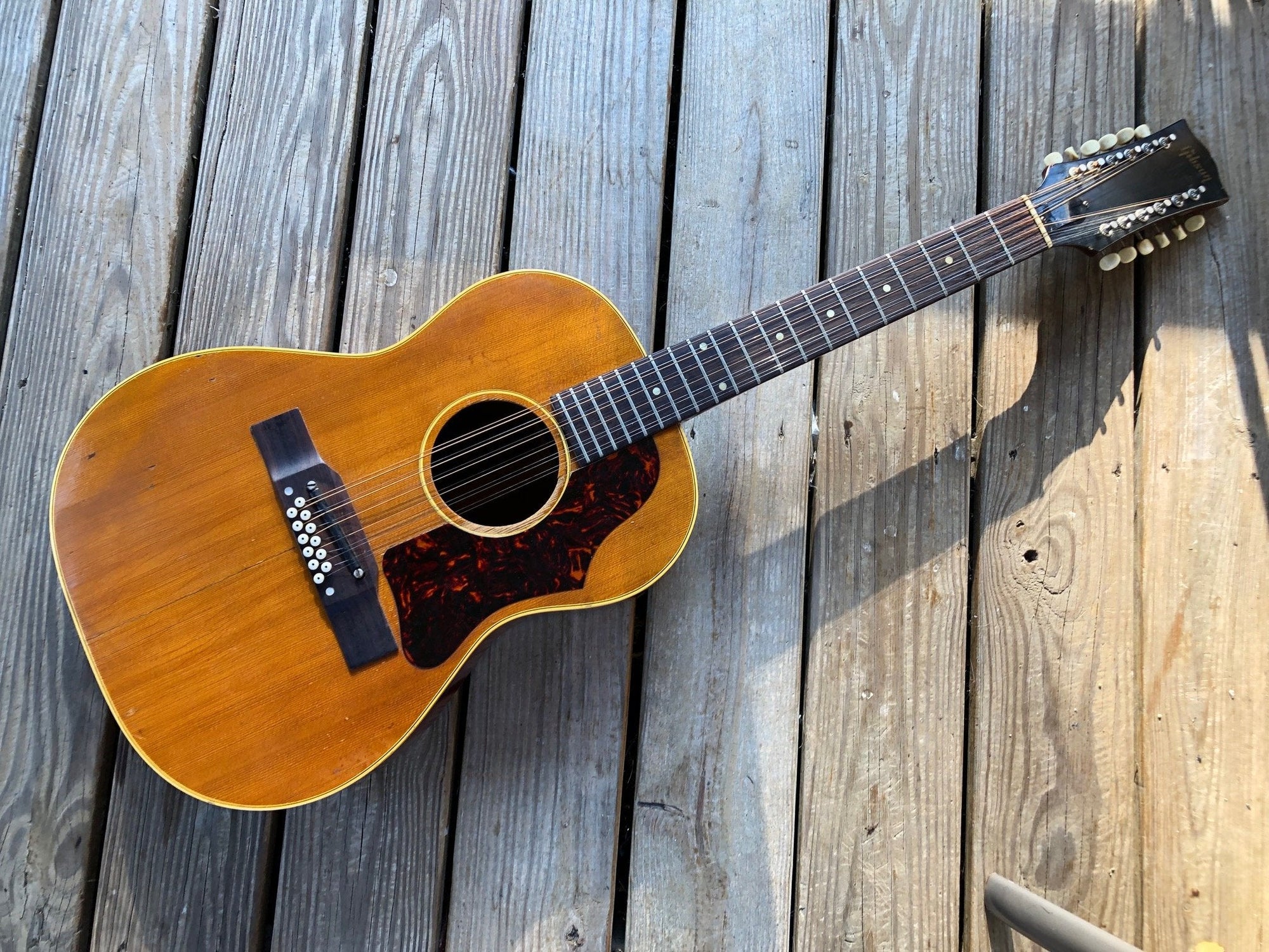 Vintage 1963 Gibson B-25-12 Acoustic Guitar w/Case