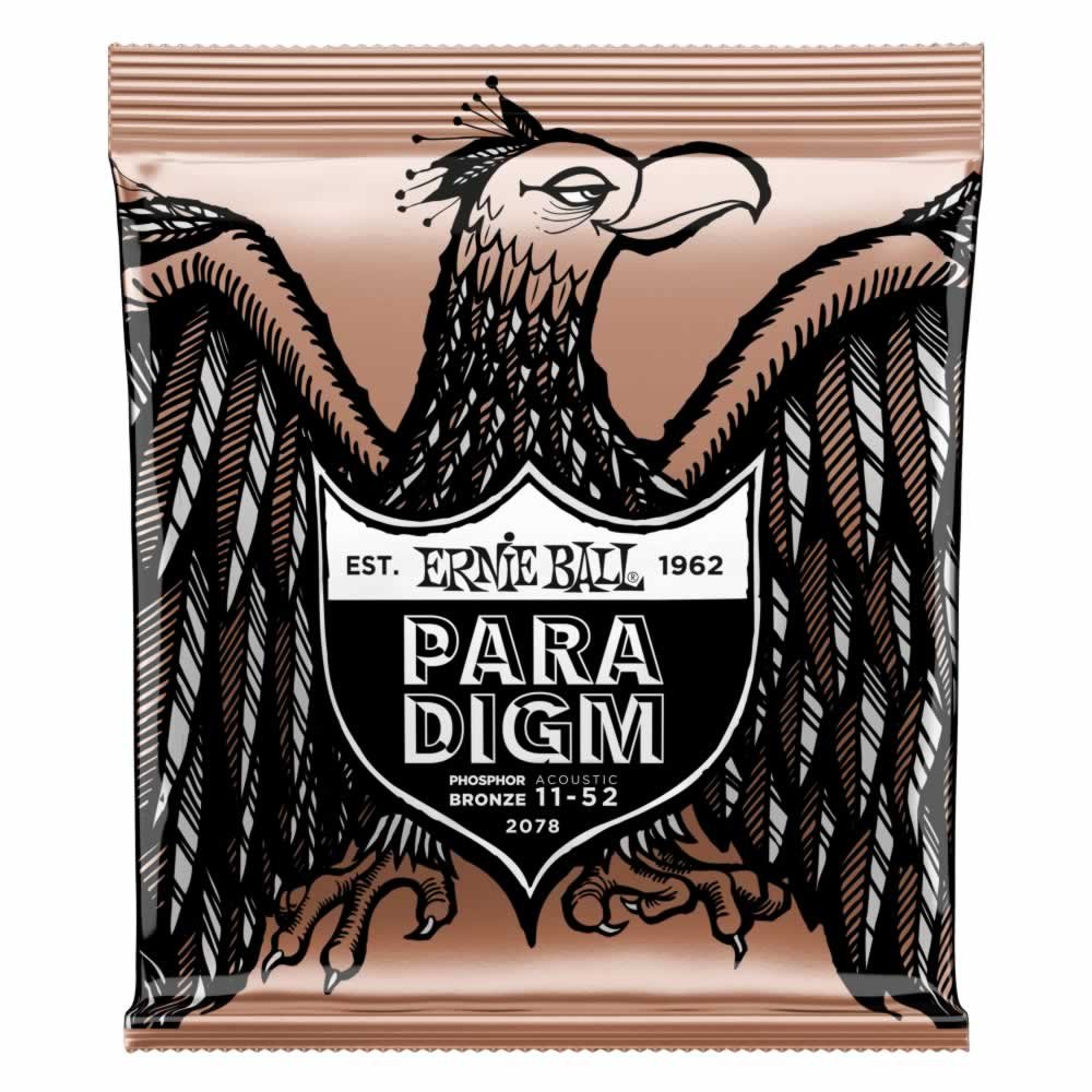 Ernie Ball Light Paradigm Phosphor Bronze Acoustic Guitar Strings - 11-52 Gauge