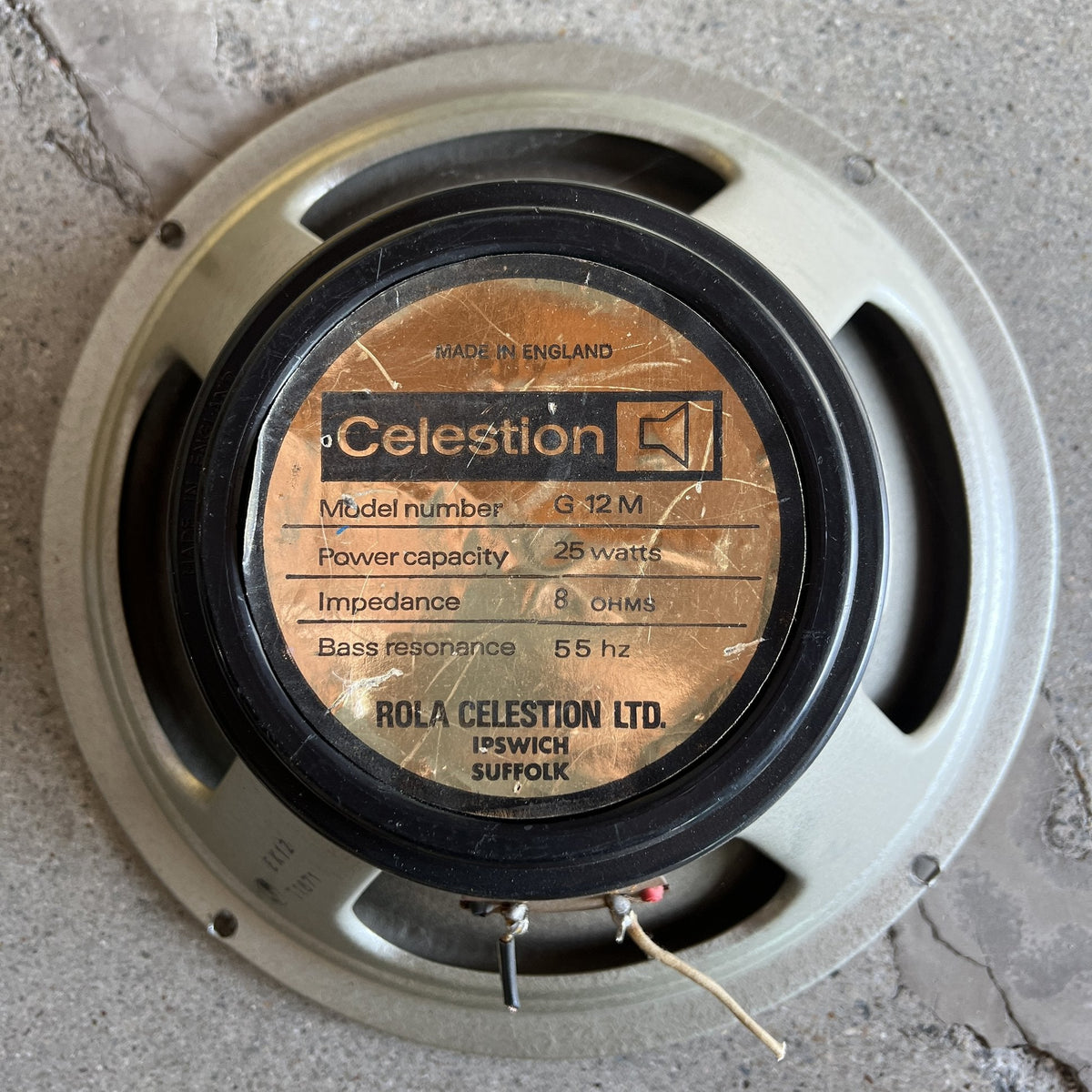 Vintage Celestion Blackback G12M