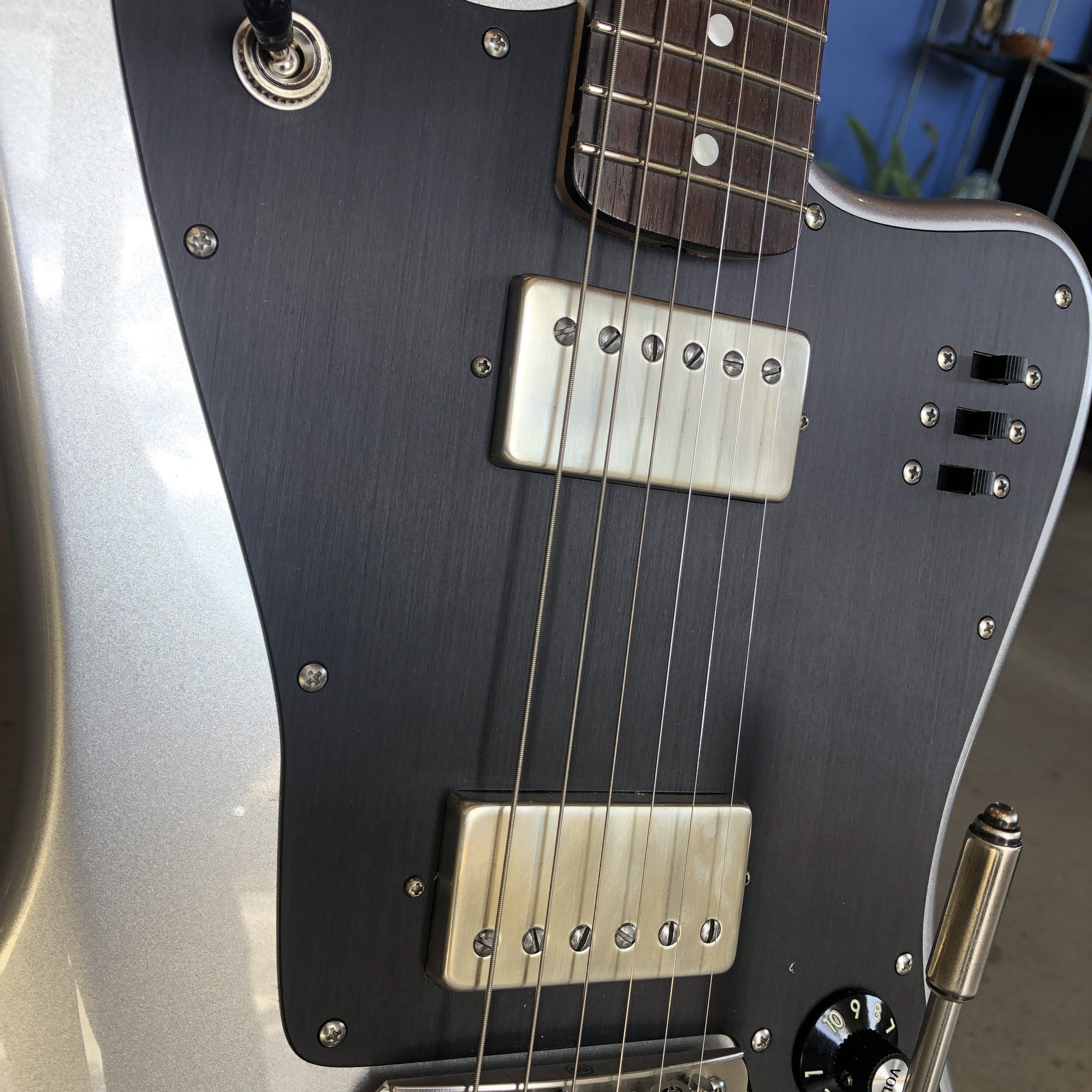 Deimel Guitarworks Firestar #185 in Silver Space Classic Finish