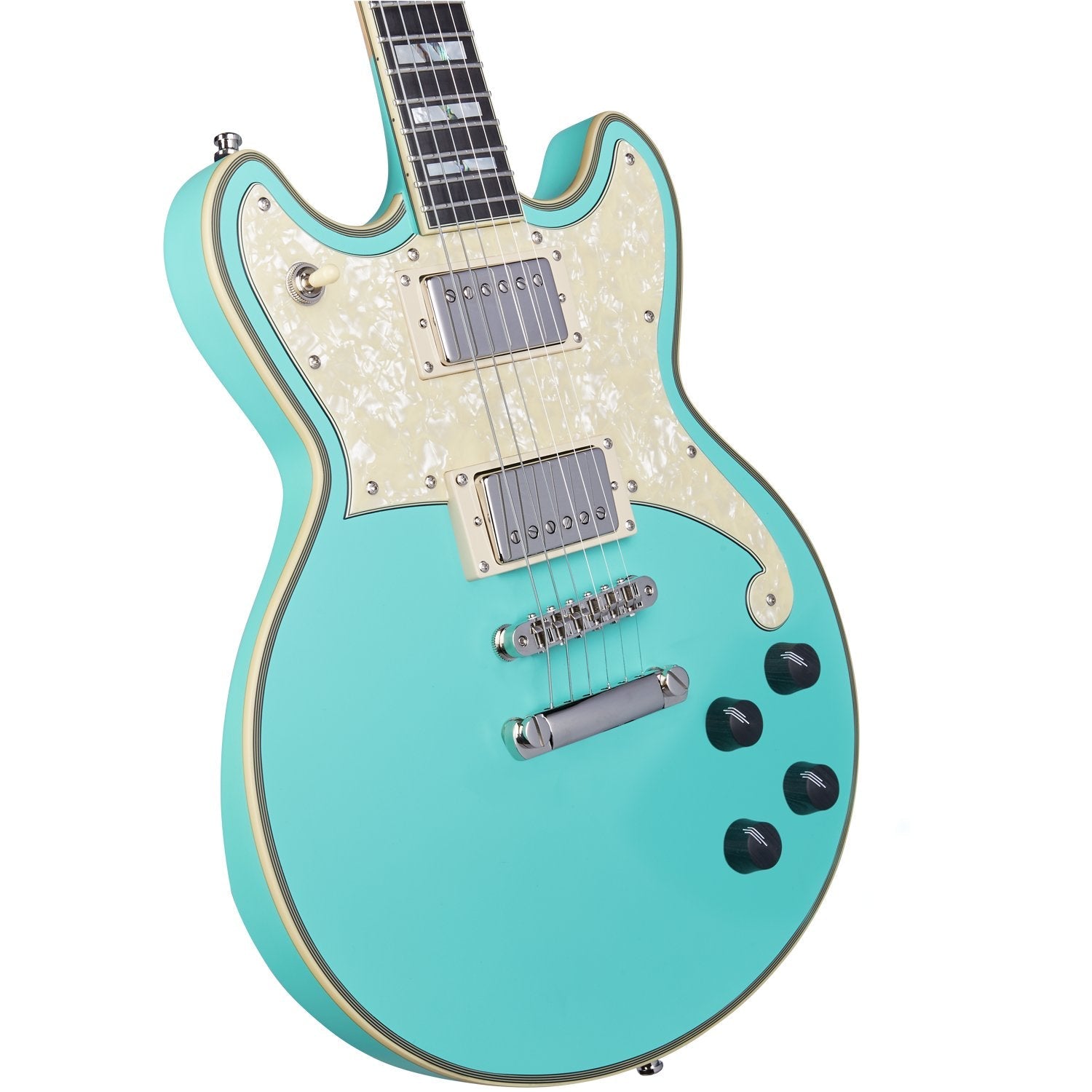 D'Angelico Deluxe Brighton Limited Edition - Matte Surf Green