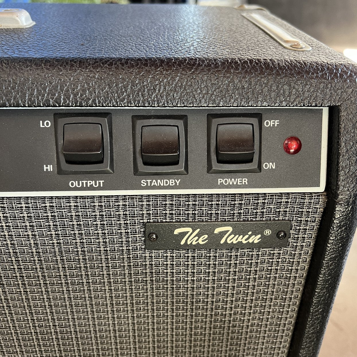 1987/88 Fender The Twin Red Knob 100w Guitar Amplifier