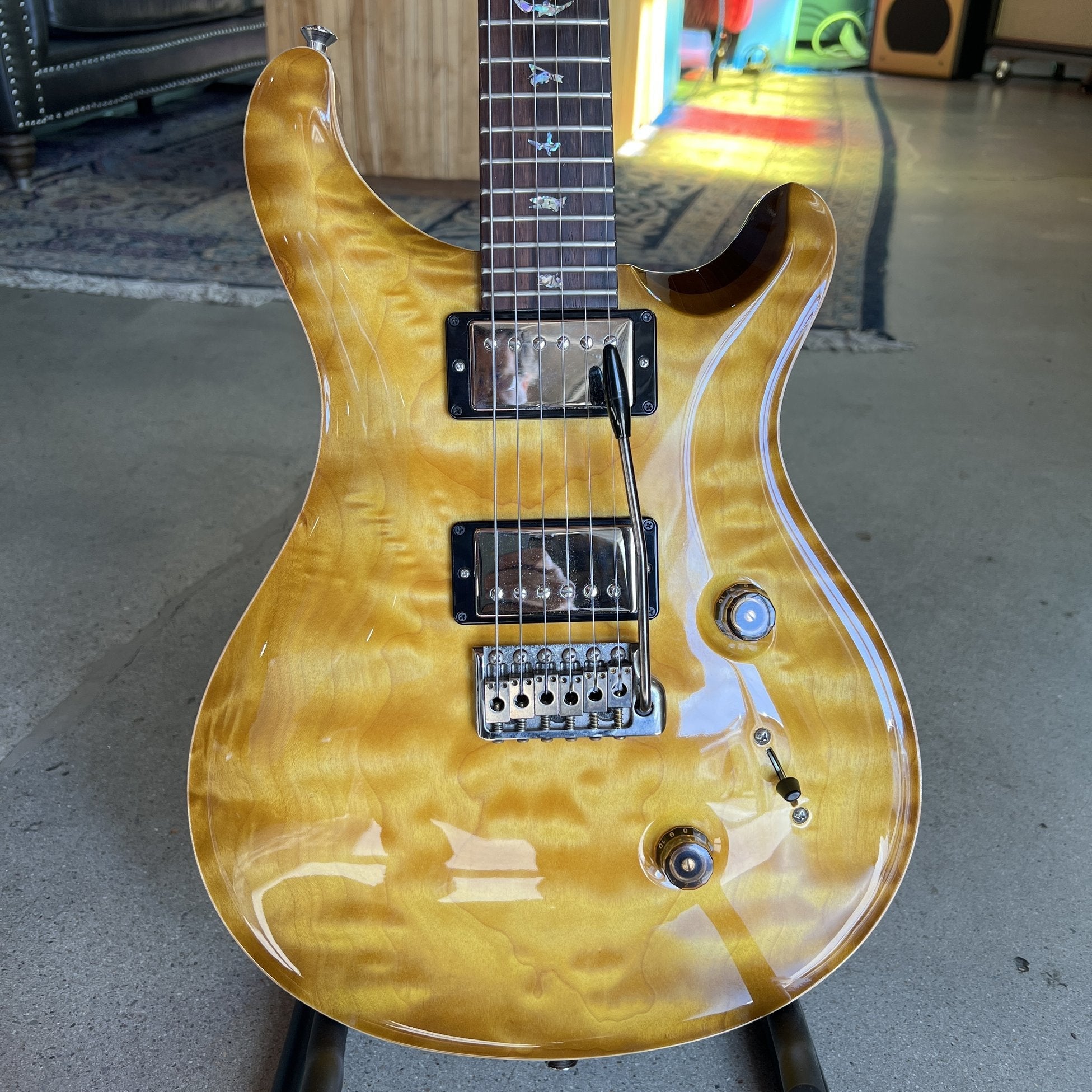 2020 PRS Custom 24 - Livingston Lemondrop Wood Library Flame Maple 10 Top w/ Roasted Maple Neck & Brazilian Fretboard