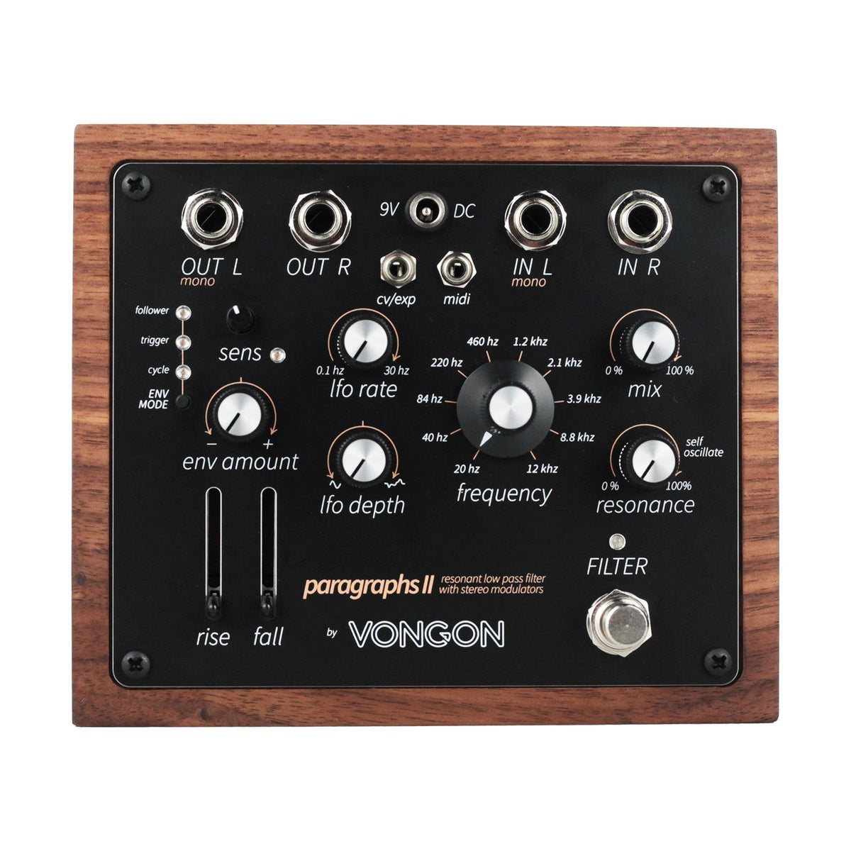 Vongon Paragraphs II Four-Pole Resonant Low-Pass Filter