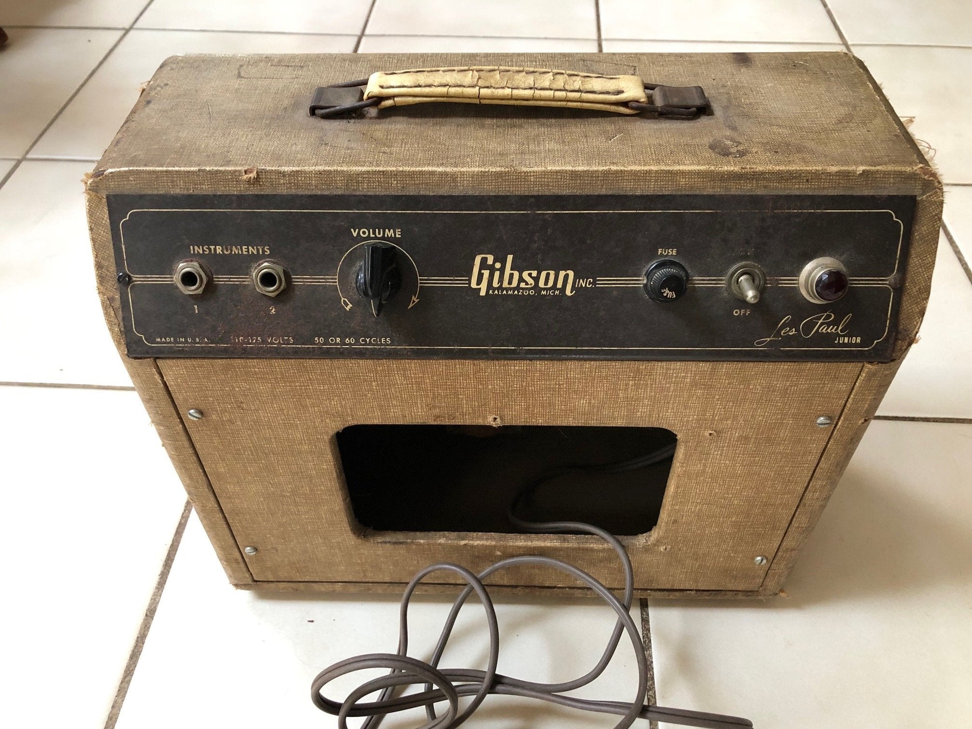 Vintage 1956 Gibson Les Paul Junior GA-5 Amplifier