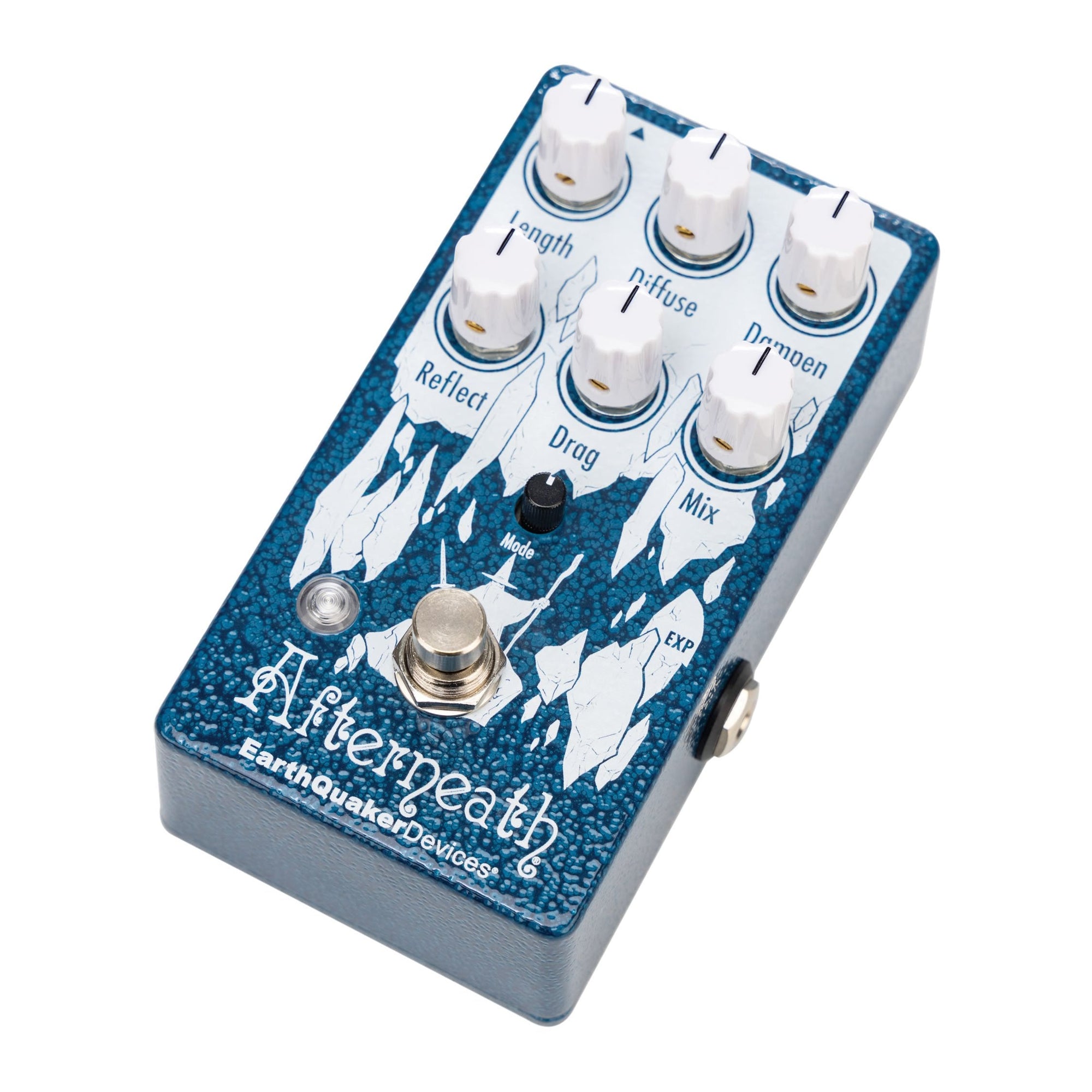 EarthQuaker Devices Afterneath V3 - Limited Edition Blue Hammertone