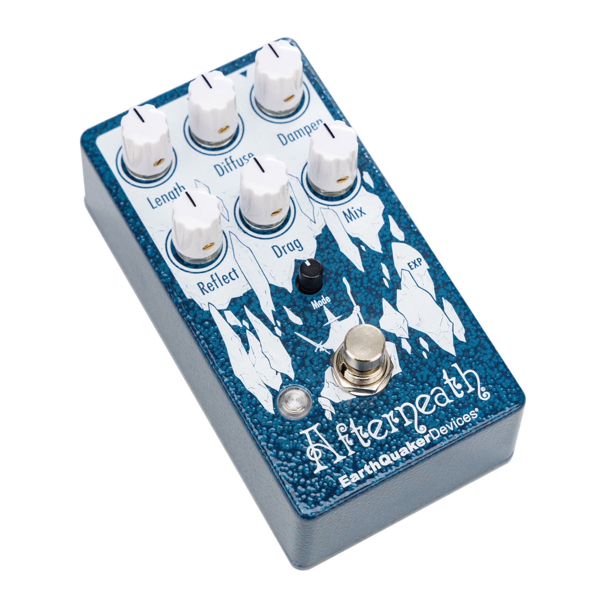 EarthQuaker Devices Afterneath V3 - Limited Edition Blue Hammertone