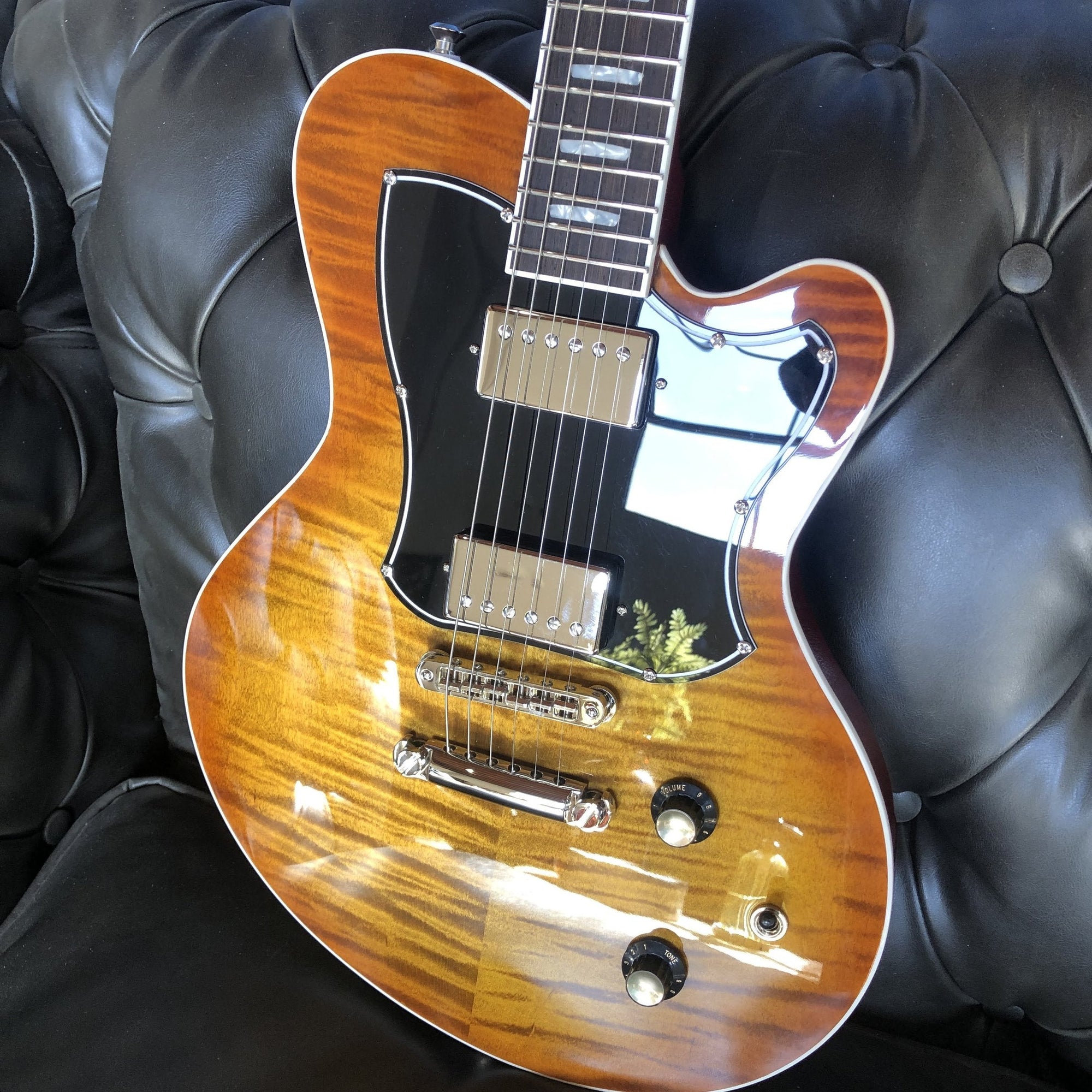 Kauer Guitars Starliner Deluxe, Tiger Burst - #1026-114