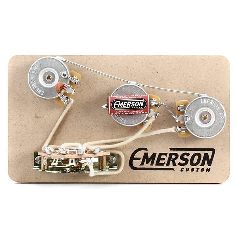 Emerson Custom Blender 5-Way Stratocaster Prewired Kit - 500k