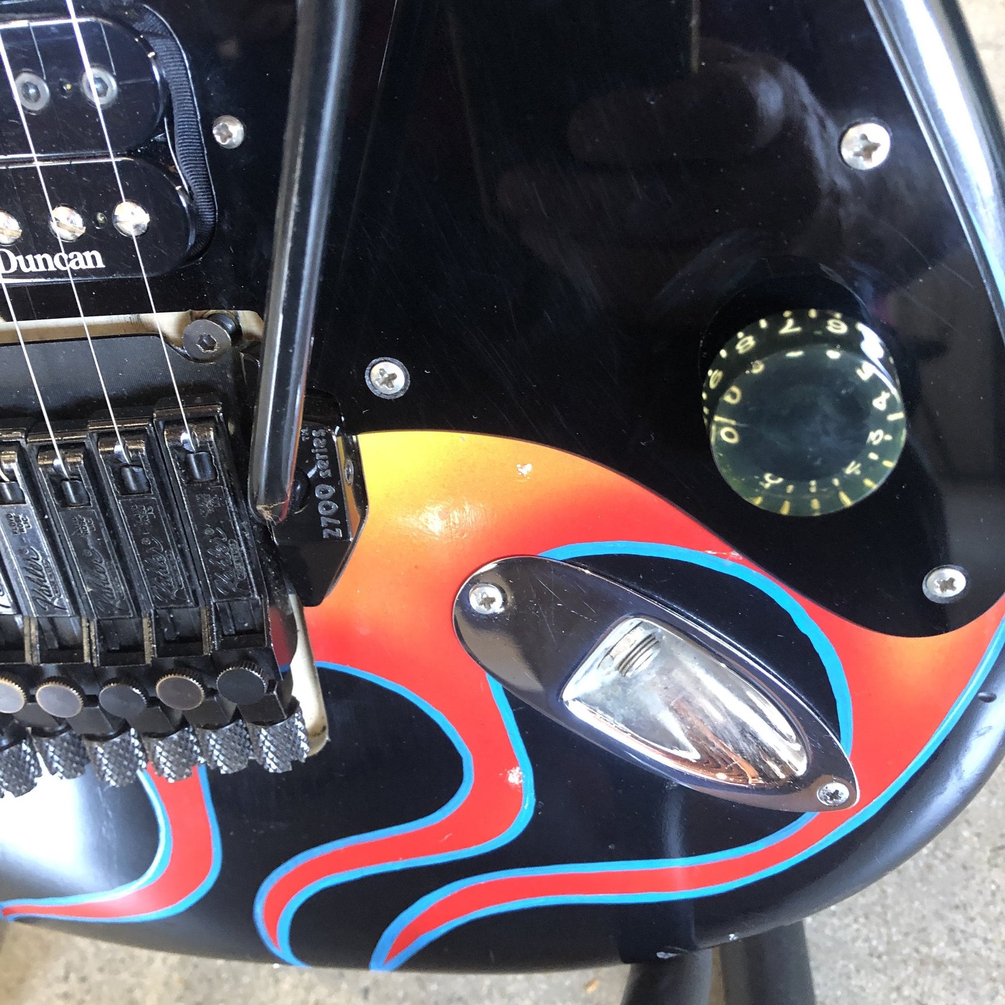 Fender Stratocaster with Custom Hot Rod Paintjob by Mad Mark