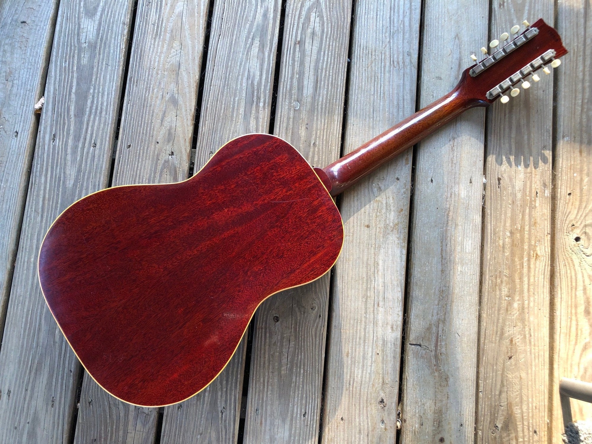 Vintage 1963 Gibson B-25-12 Acoustic Guitar w/Case