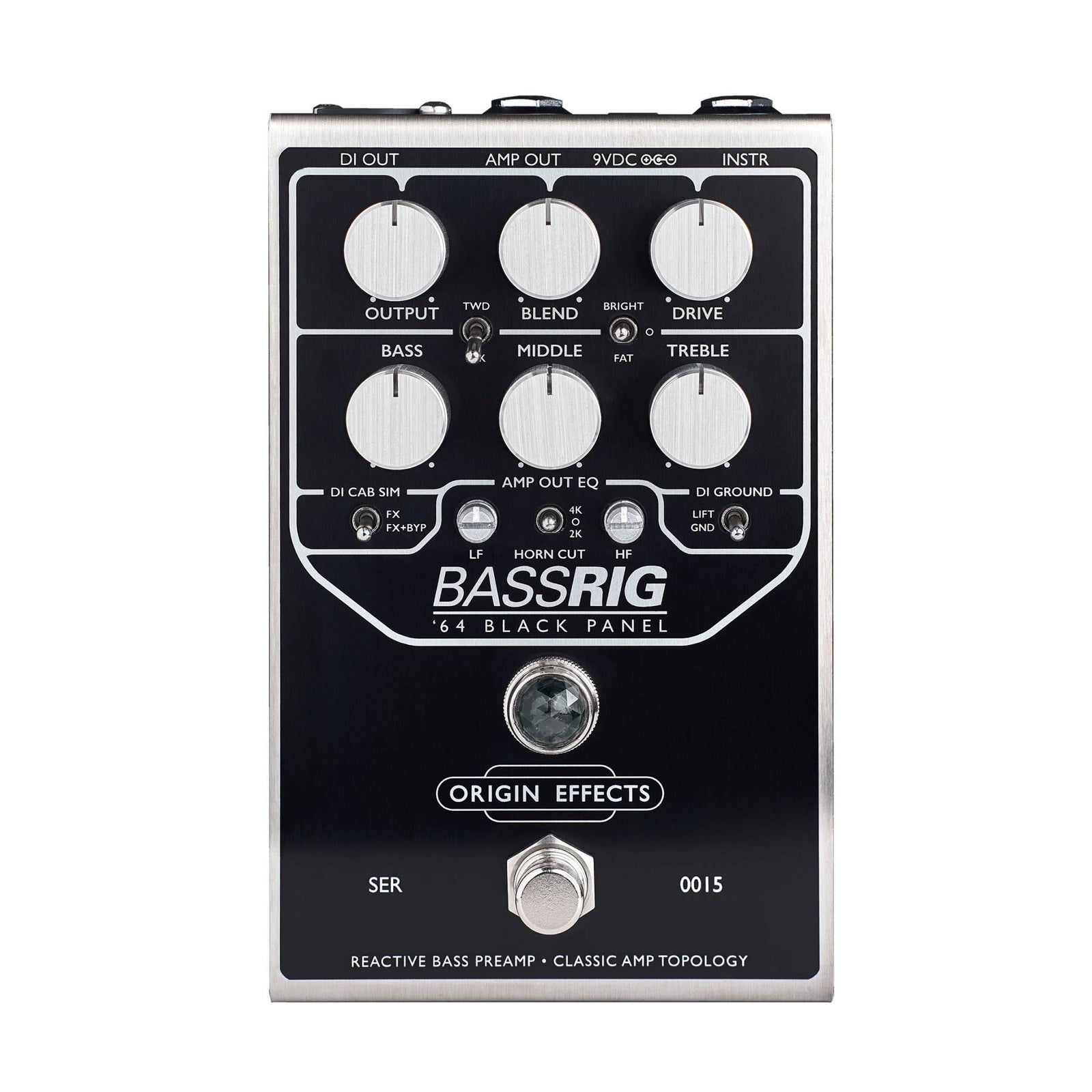 Origin Effects BassRIG '64 Black Panel