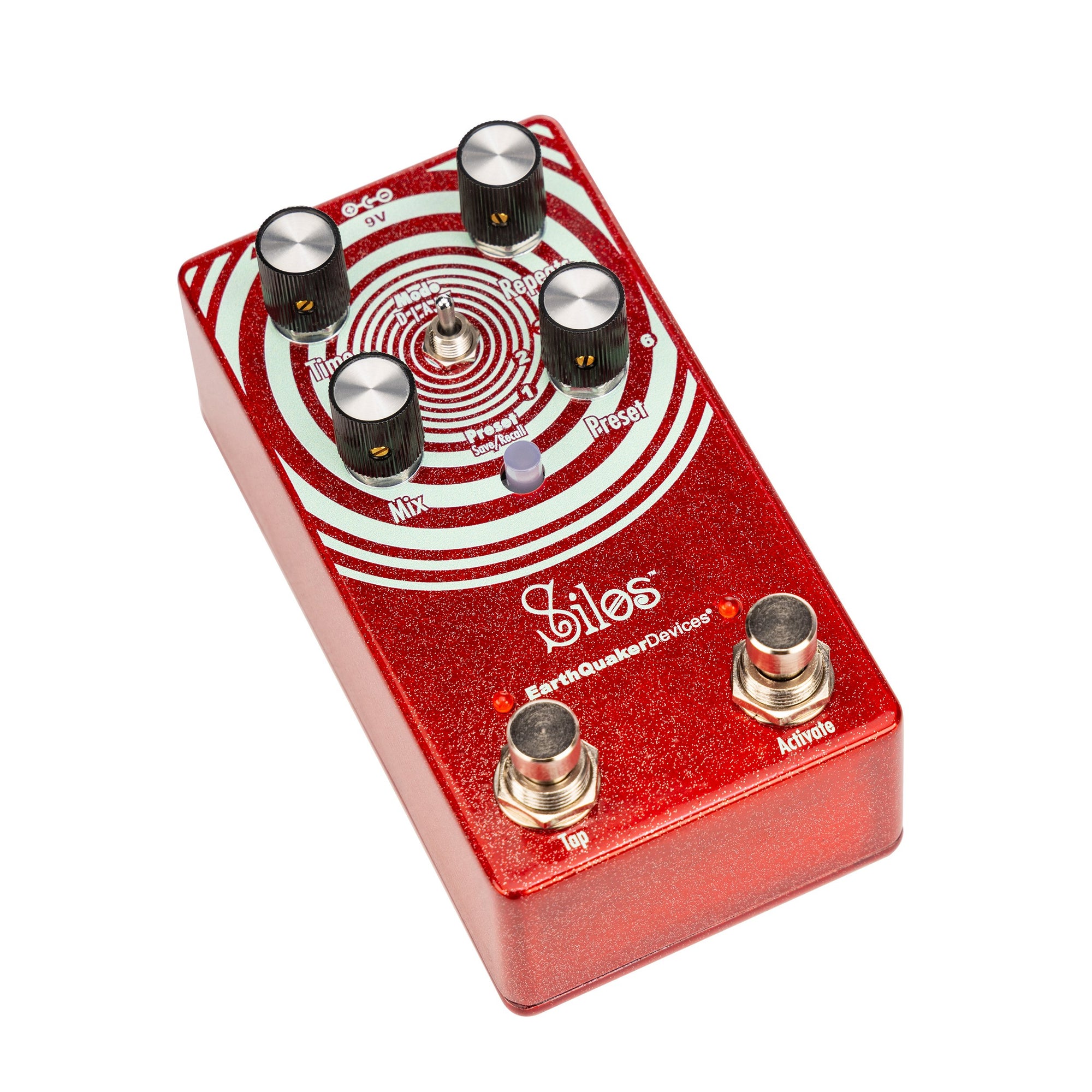 EarthQuaker Devices Silos - Limited Edition Sparkle Red