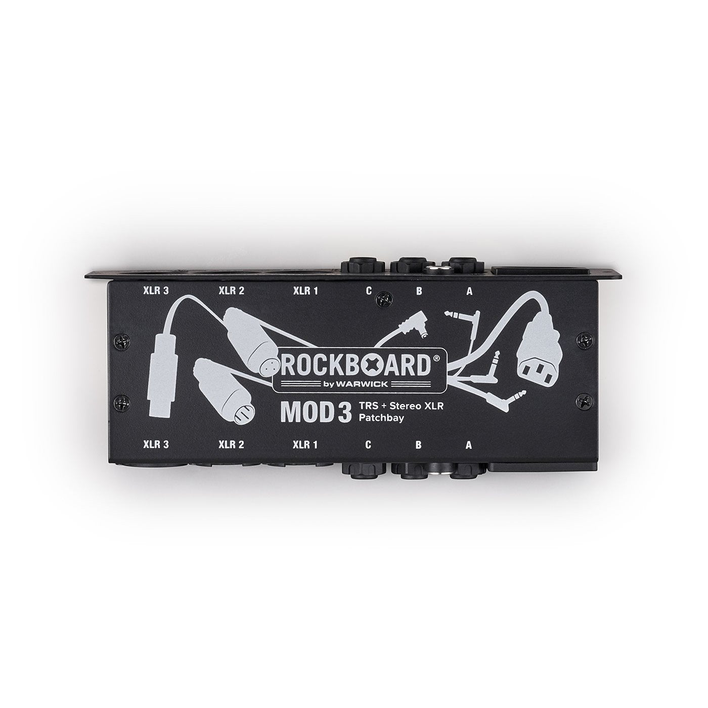 RockBoard MOD 3, V2 - All-in-One TRS & XLR Patch Bay for Vocalists & Acoustic Players