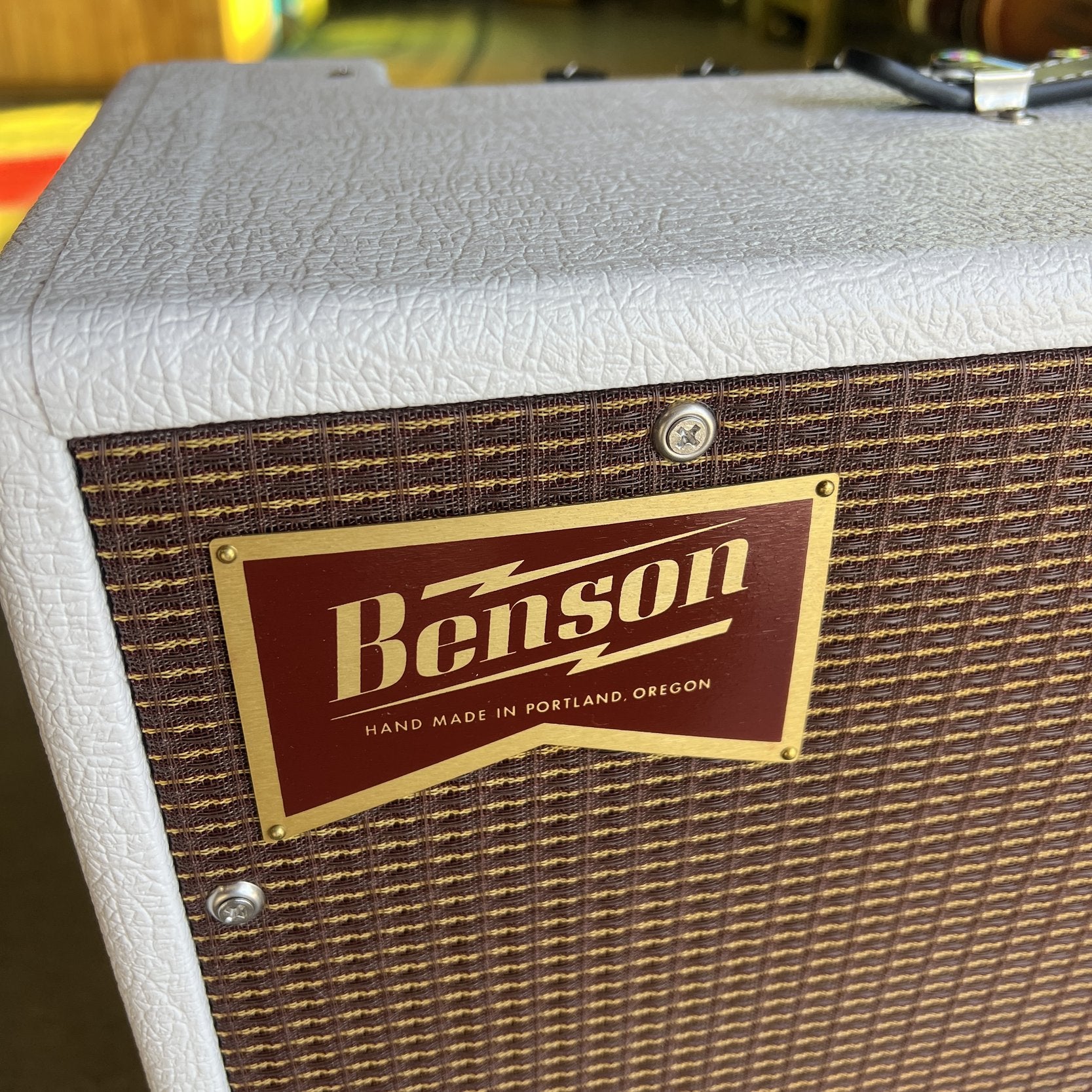 Benson Amps Monarch Reverb Plus - White / Oxblood